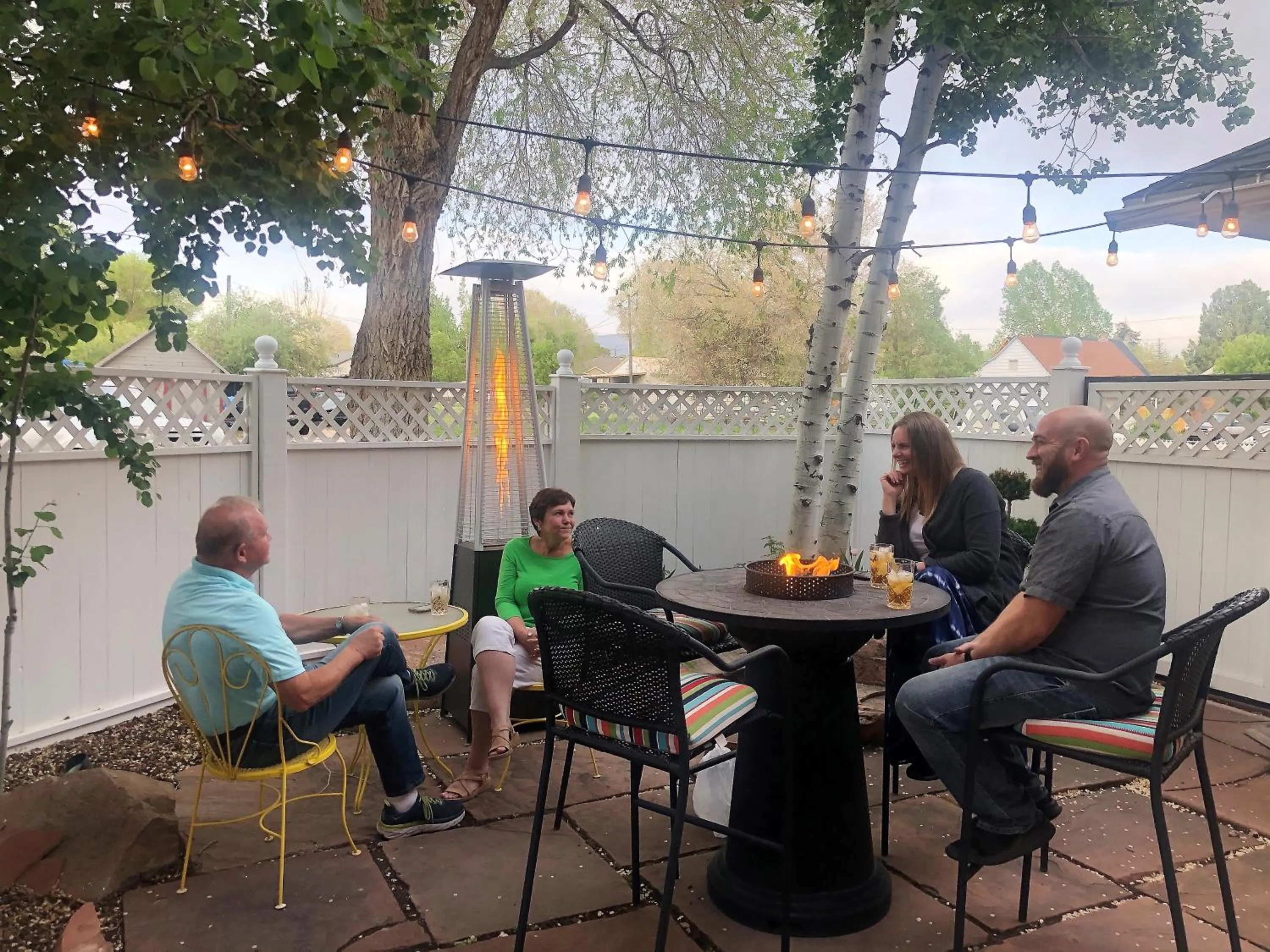 Patio in Heber Senator Bed and Breakfast