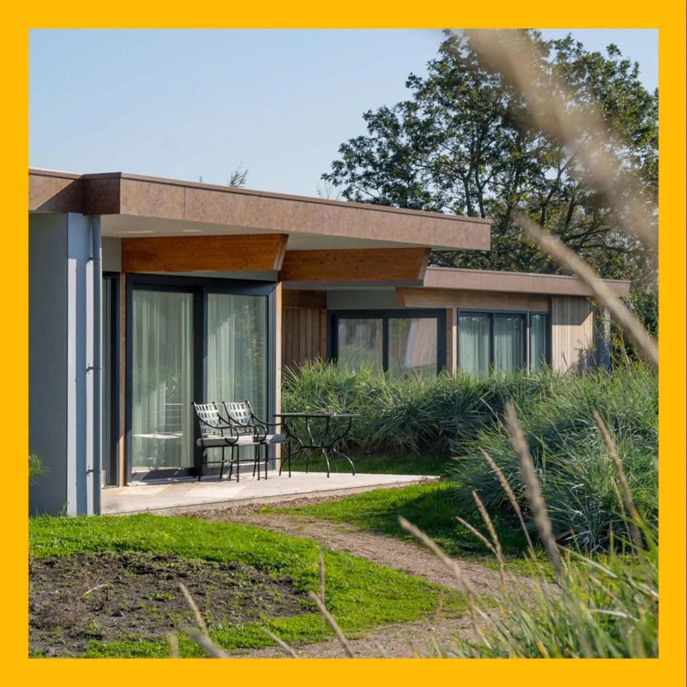 Garden view in Hotel Ter Zand - Handwritten Collection