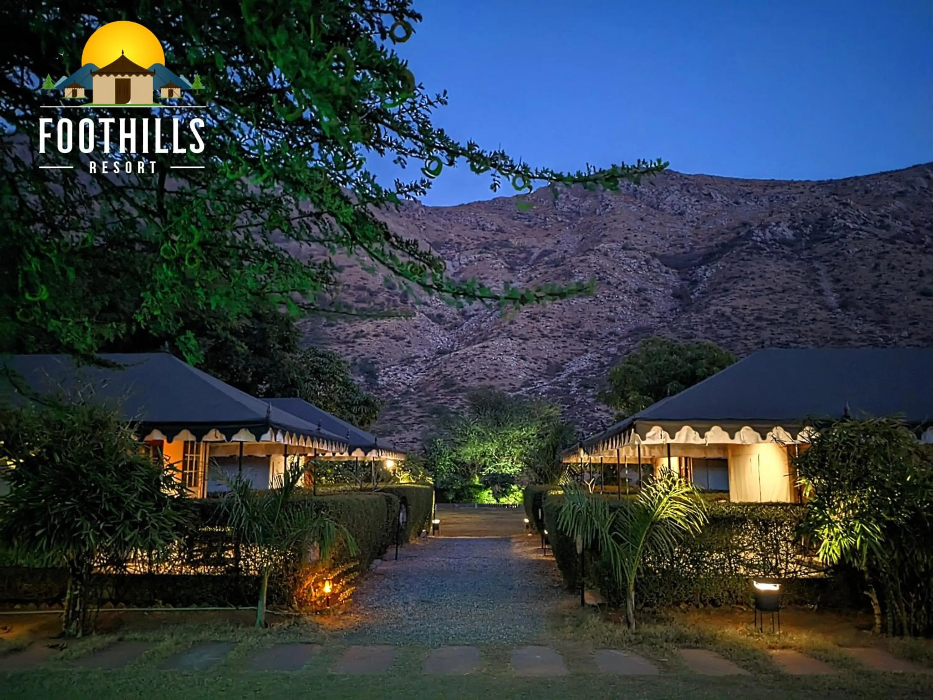 Property building in Foothill Pushkar Resort