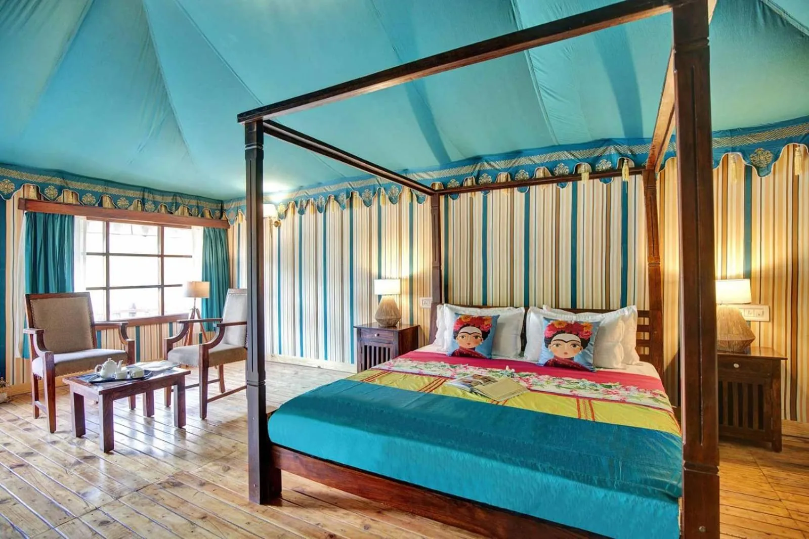 Bedroom, Bed in Foothill Pushkar Resort