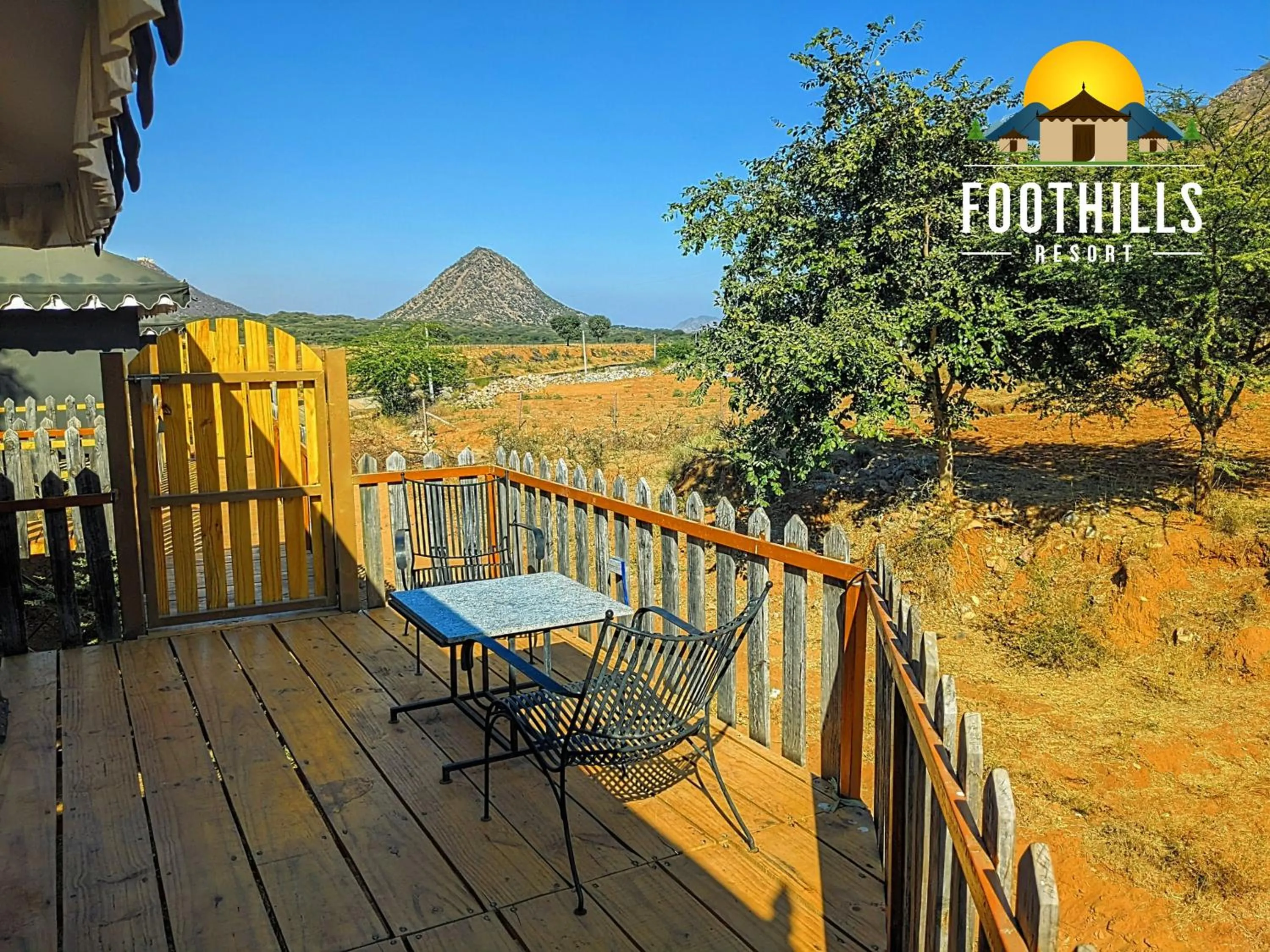 View (from property/room) in Foothill Pushkar Resort