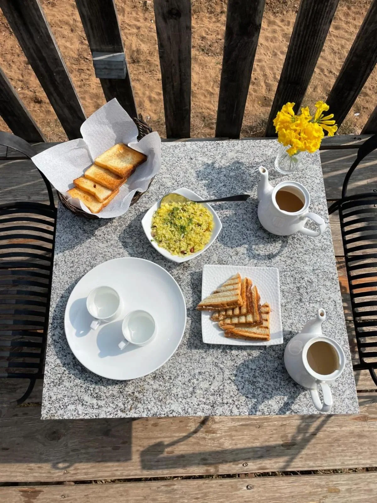 Breakfast in Foothill Pushkar Resort