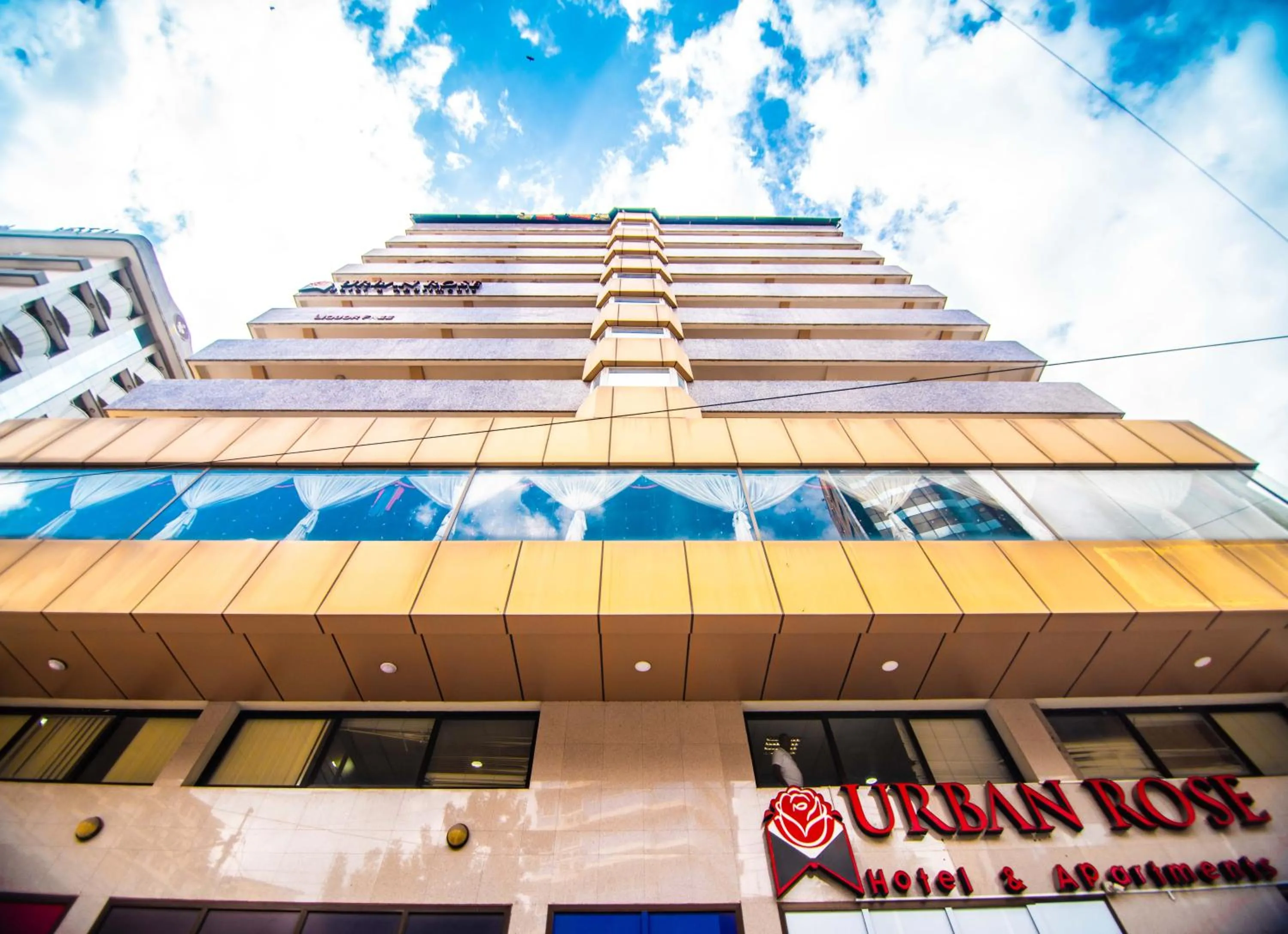 Property building in Urban Rose Hotel & Apartments