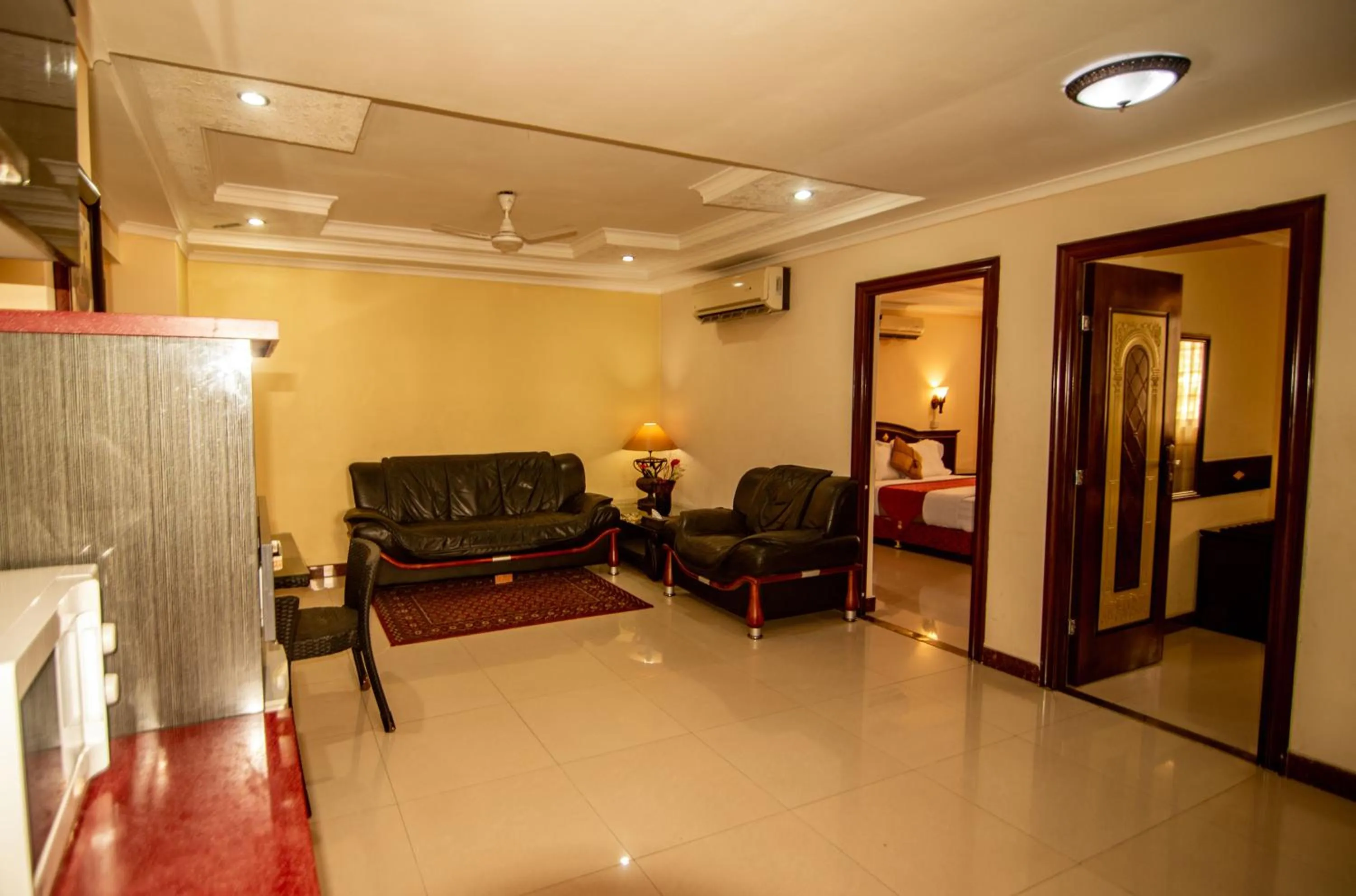 Seating area in Urban Rose Hotel & Apartments