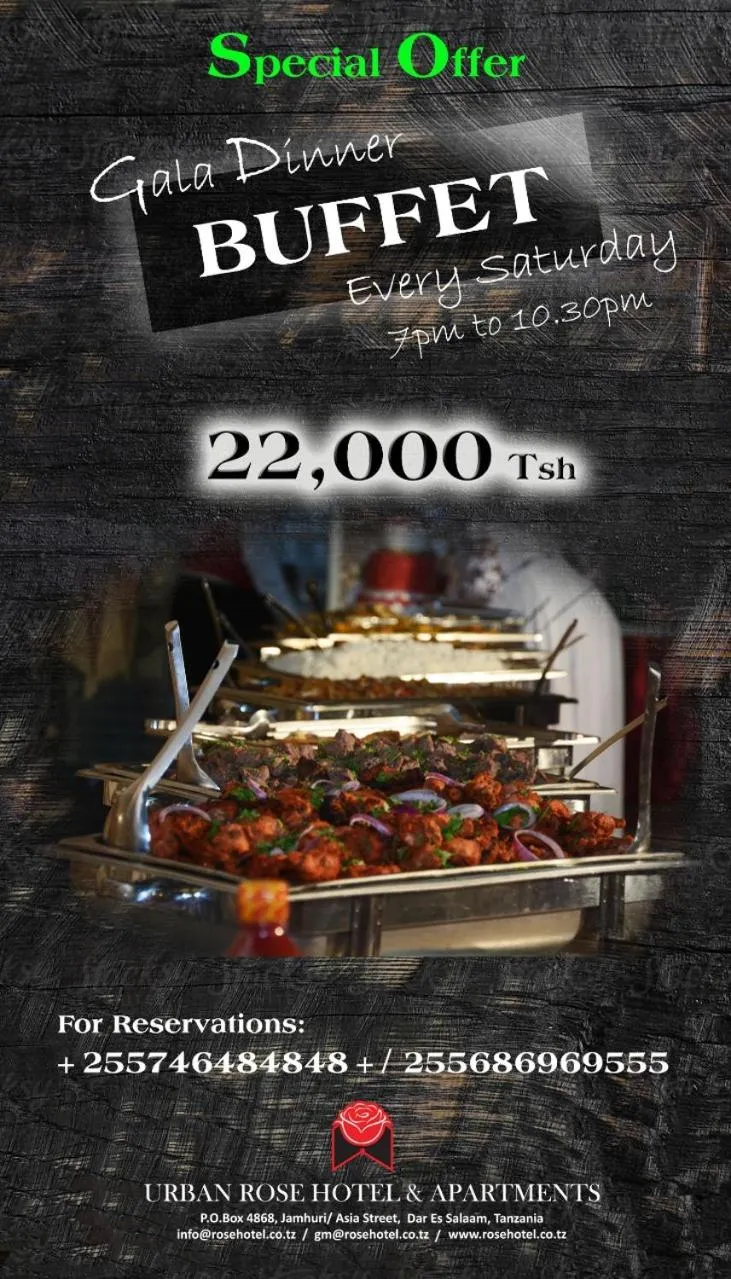 Food in Urban Rose Hotel & Apartments