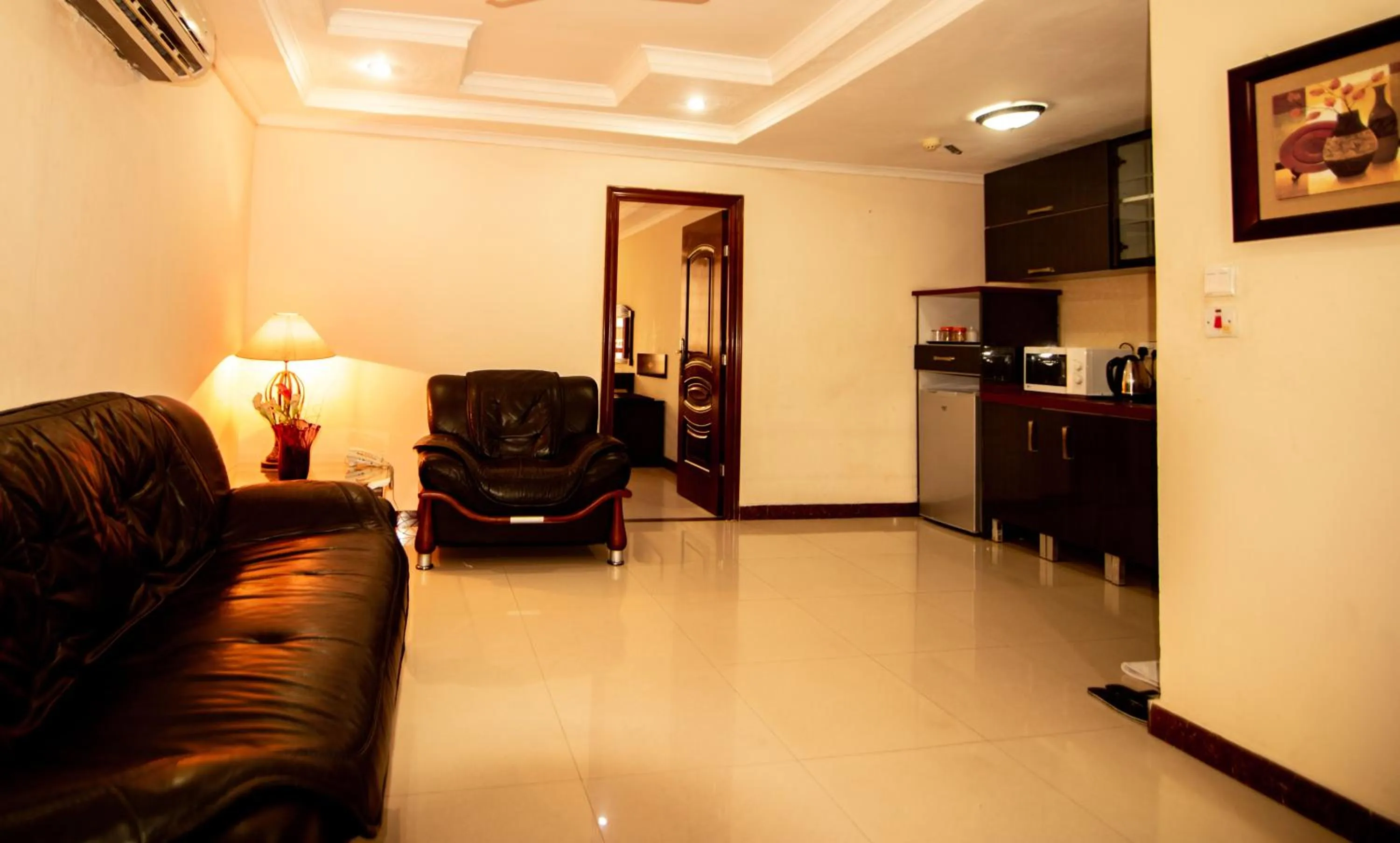 Seating area in Urban Rose Hotel & Apartments