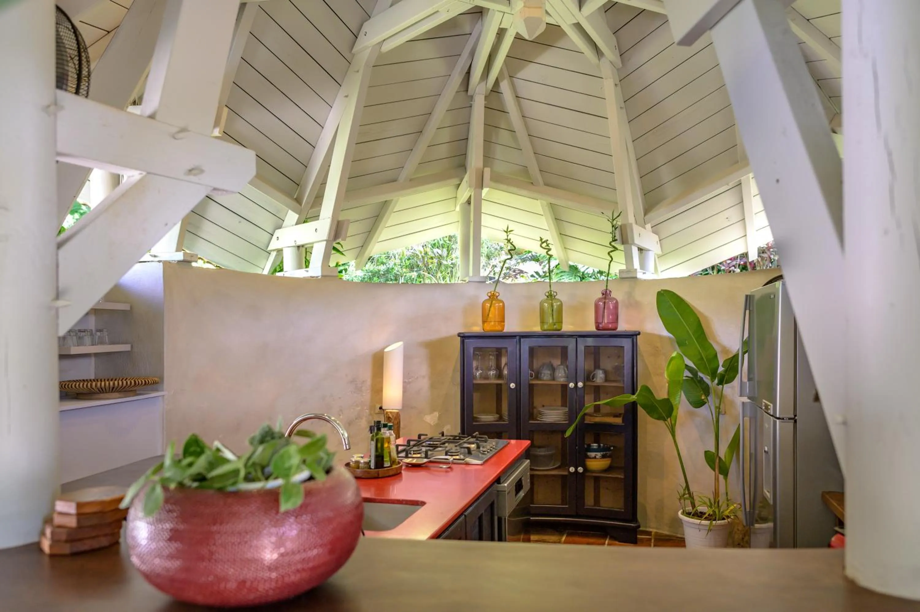 kitchen in TropicAngel ECOLODGE de Charme