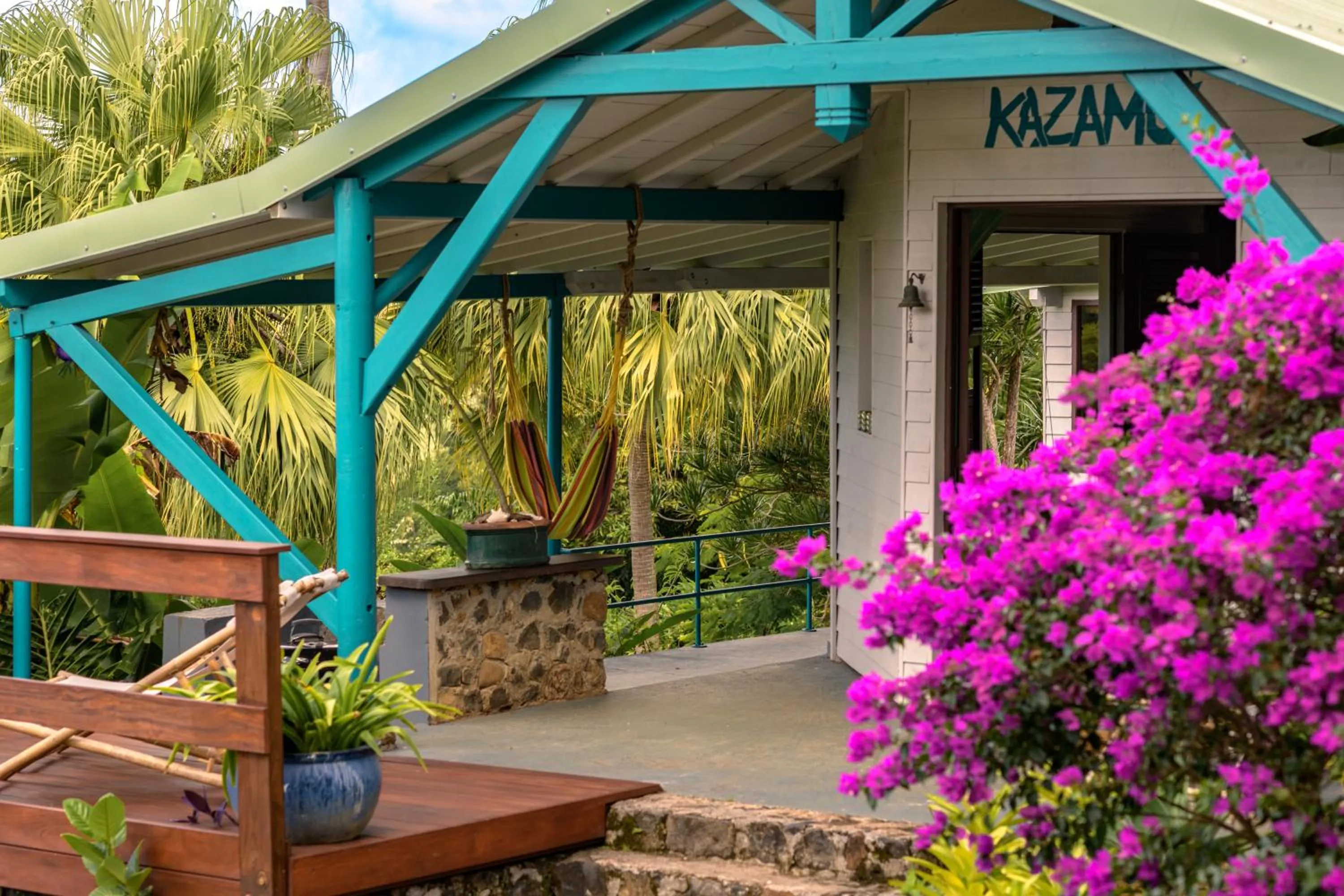 Patio in TropicAngel ECOLODGE de Charme