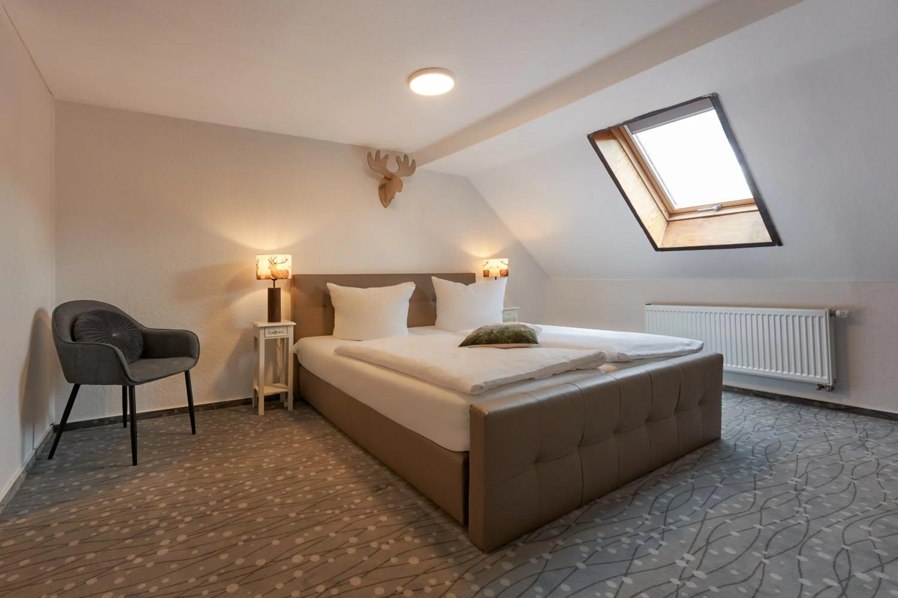 Bedroom, Bed in Hotel Schlossblick