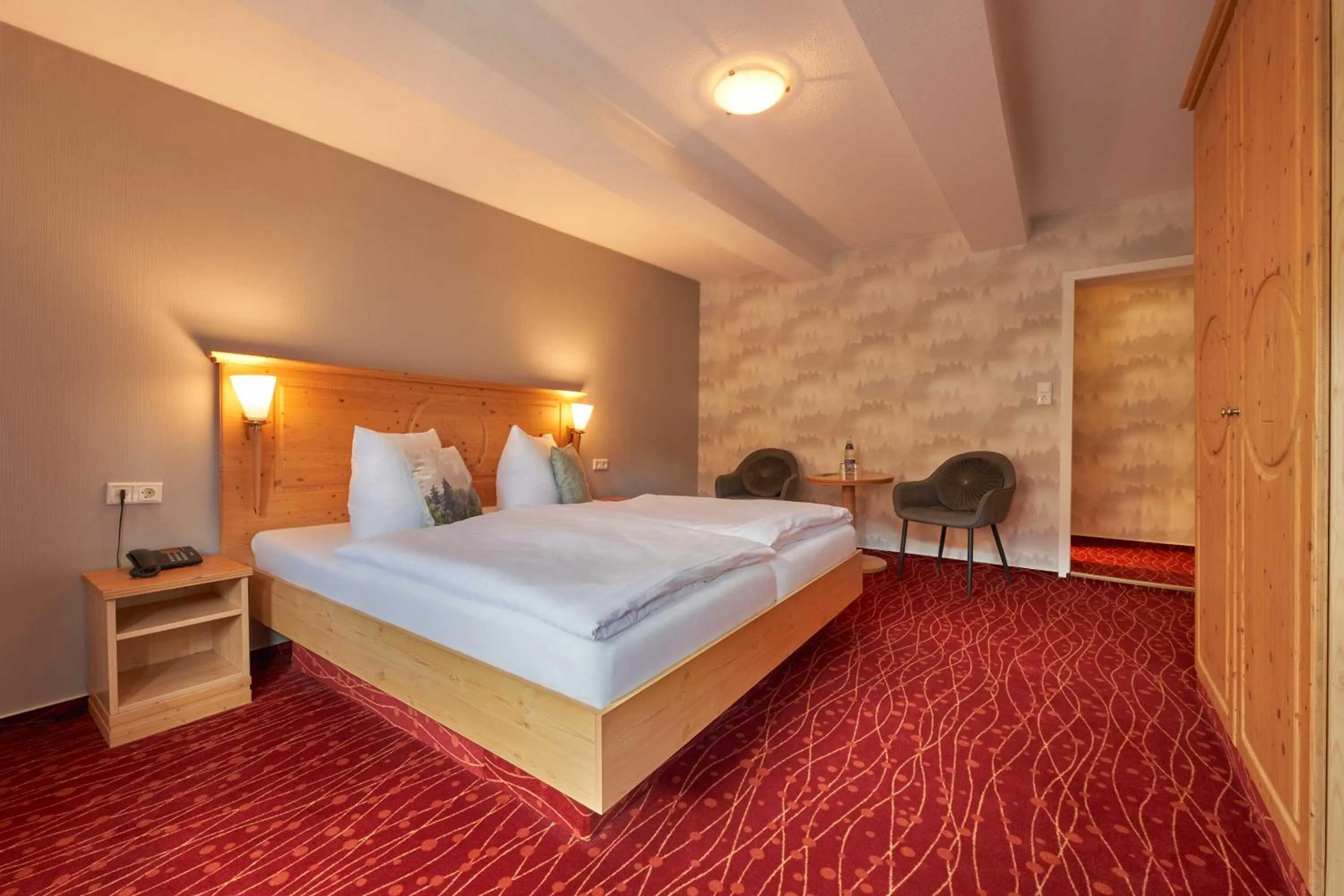 Bedroom, Bed in Hotel Schlossblick