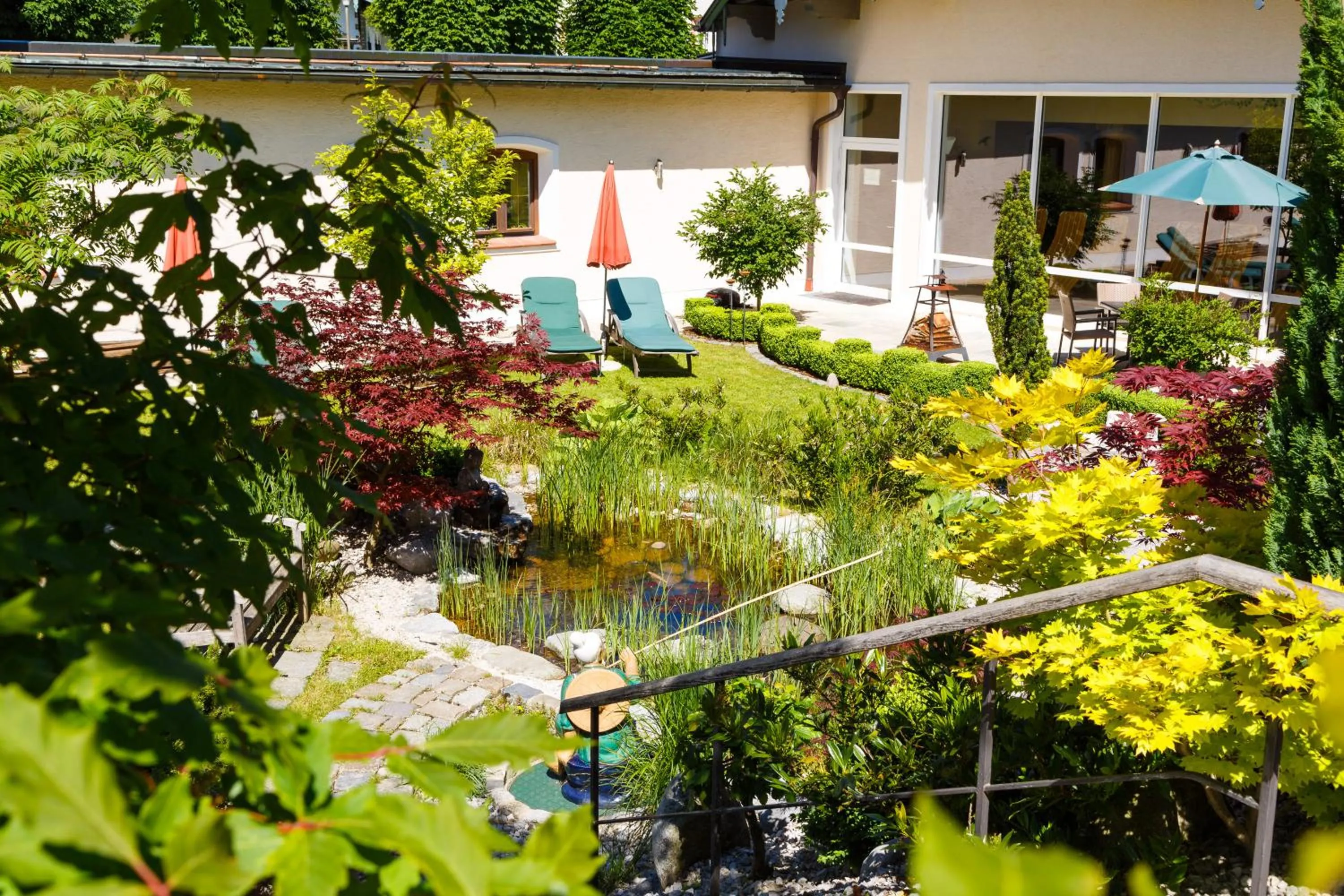 Garden in Hotel zur Post