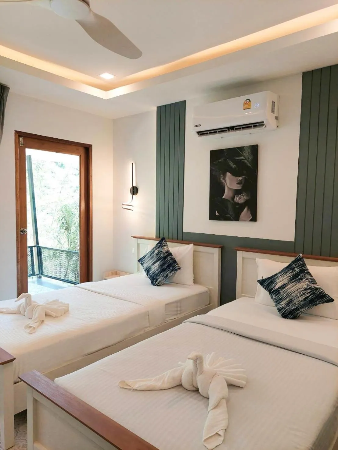 Bed in Magical Mountain View Resort