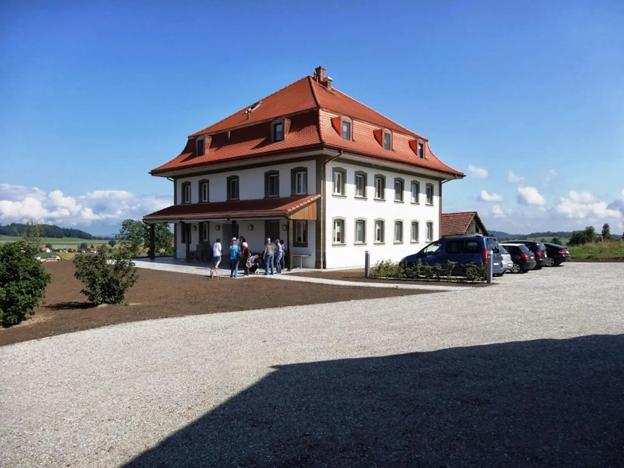 Facade/entrance in Le Relais du Château Monney
