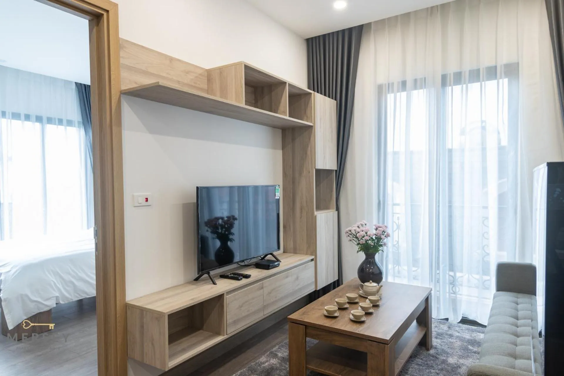 TV and multimedia in Mersey Central Hanoi Apart'Hotel