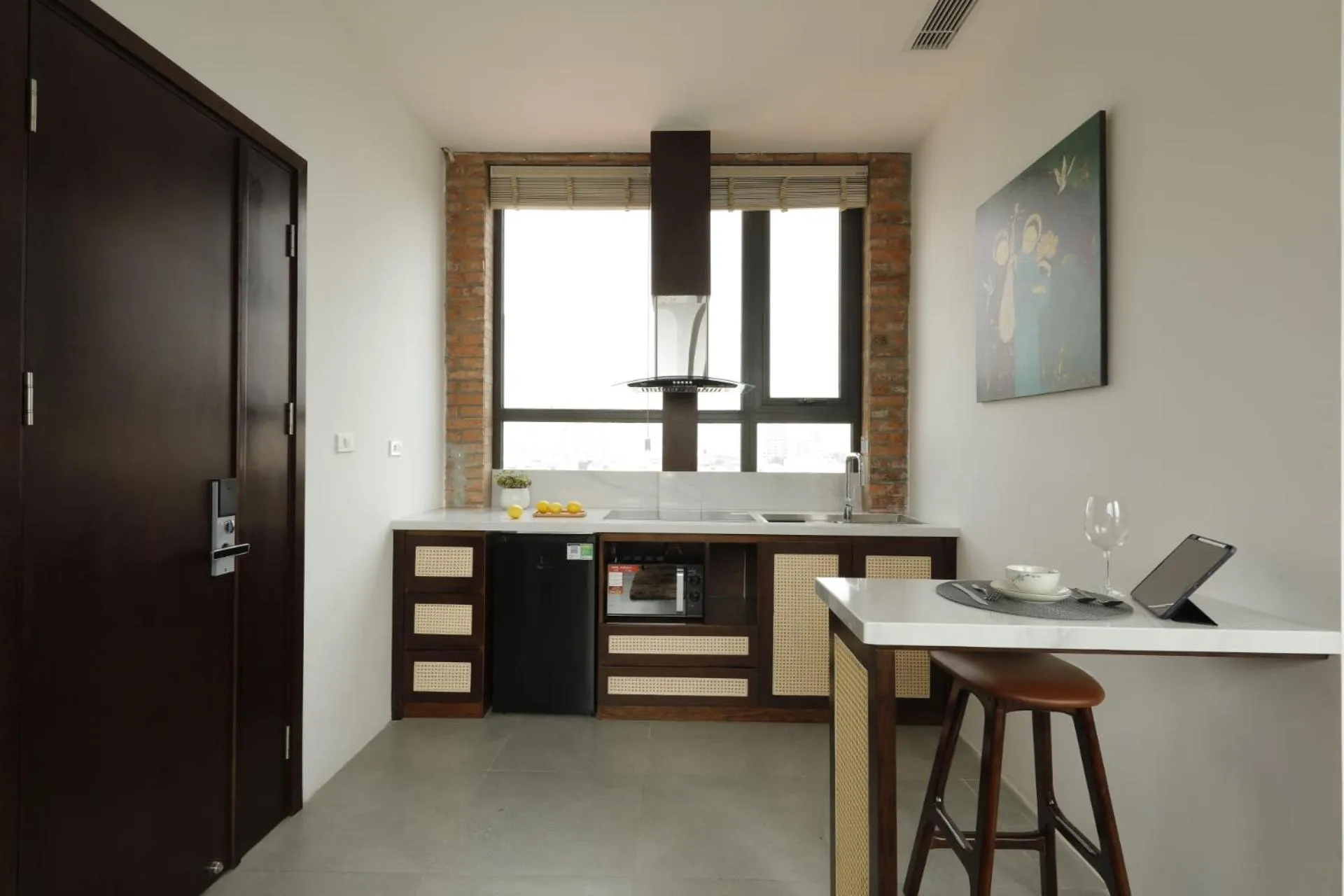 Kitchen or kitchenette in Mersey Central Hanoi Apart'Hotel