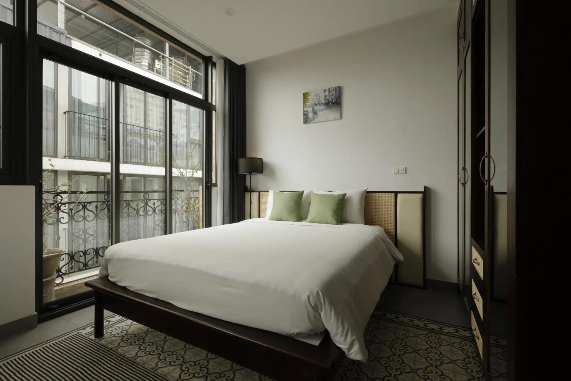 Bed in Mersey Central Hanoi Apart'Hotel