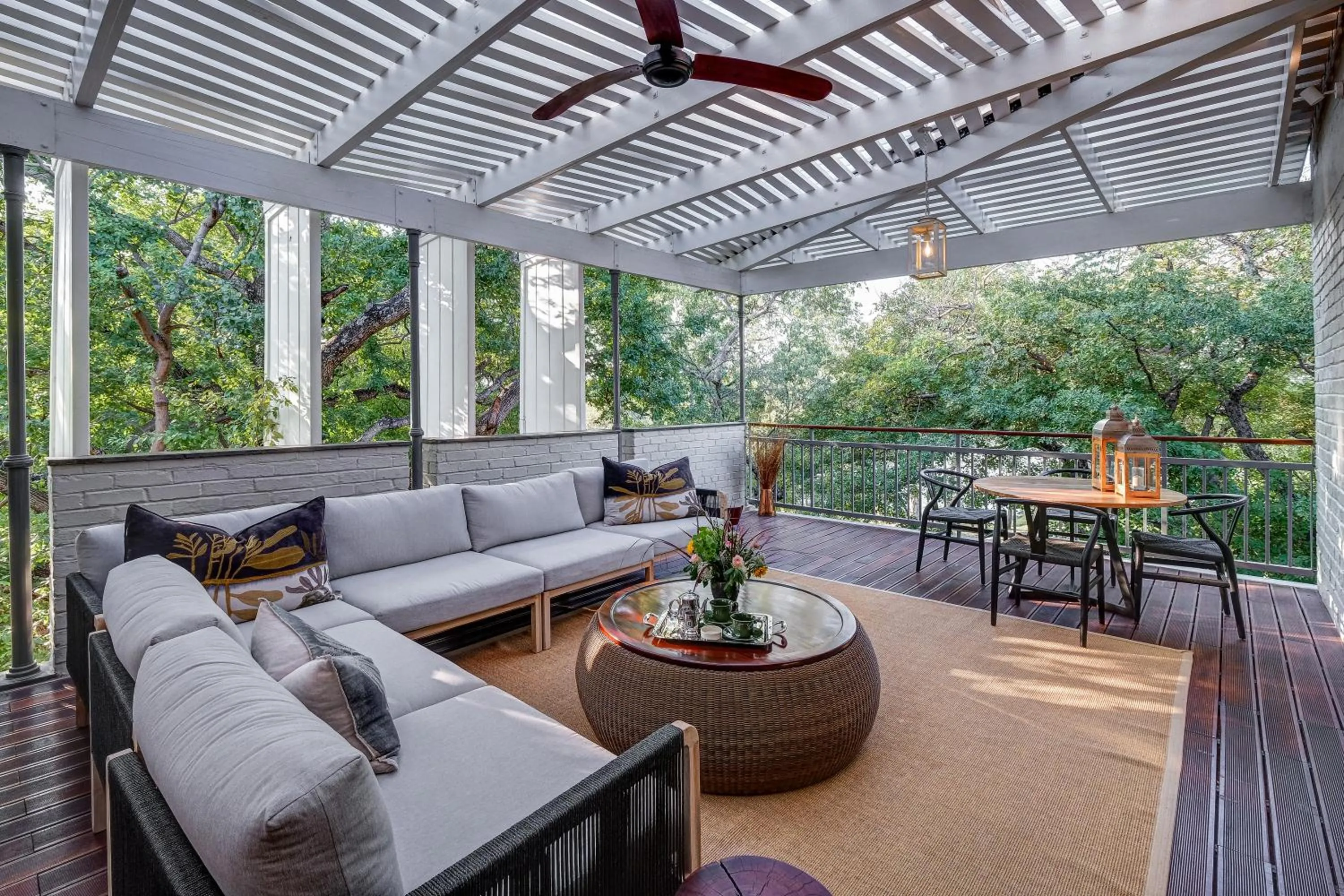 Patio in Palm River Hotel