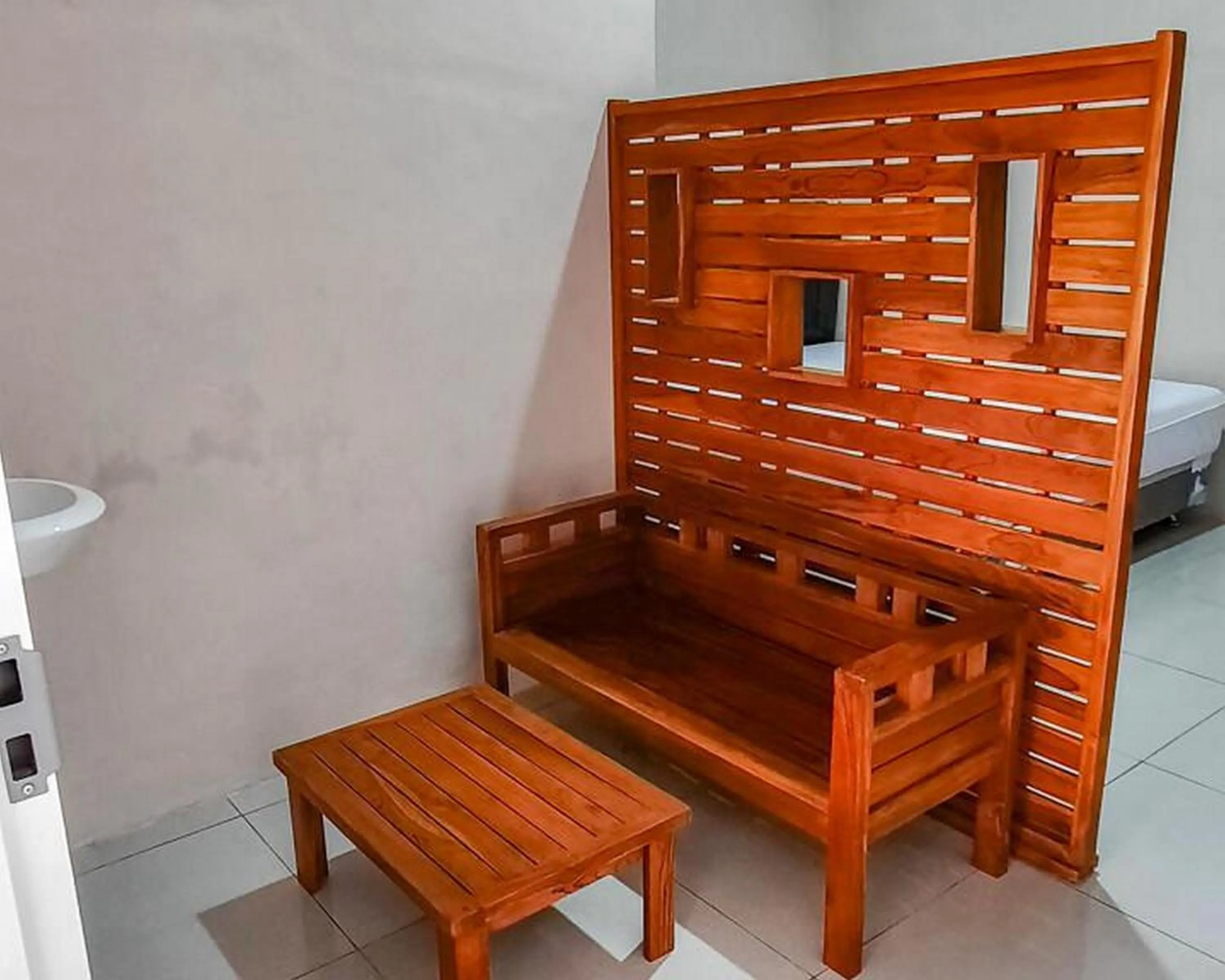 Seating area in Sky In Homestay Syariah near RSUD Sogaten RedPartner