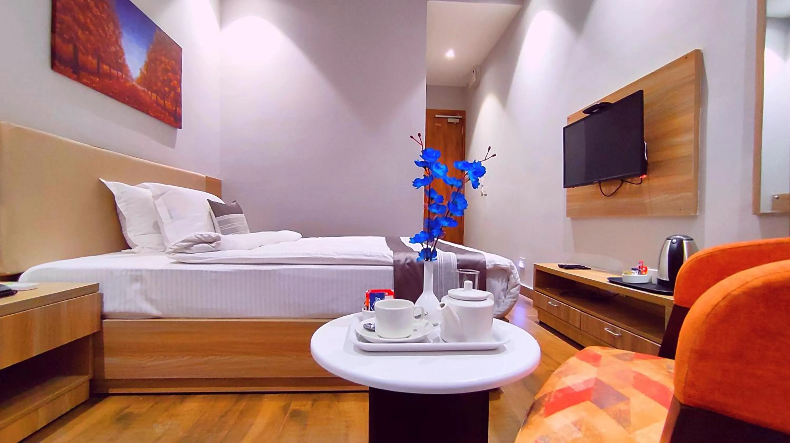 Photo of the whole room, Bed in ShriGo Hotel Nathdwara