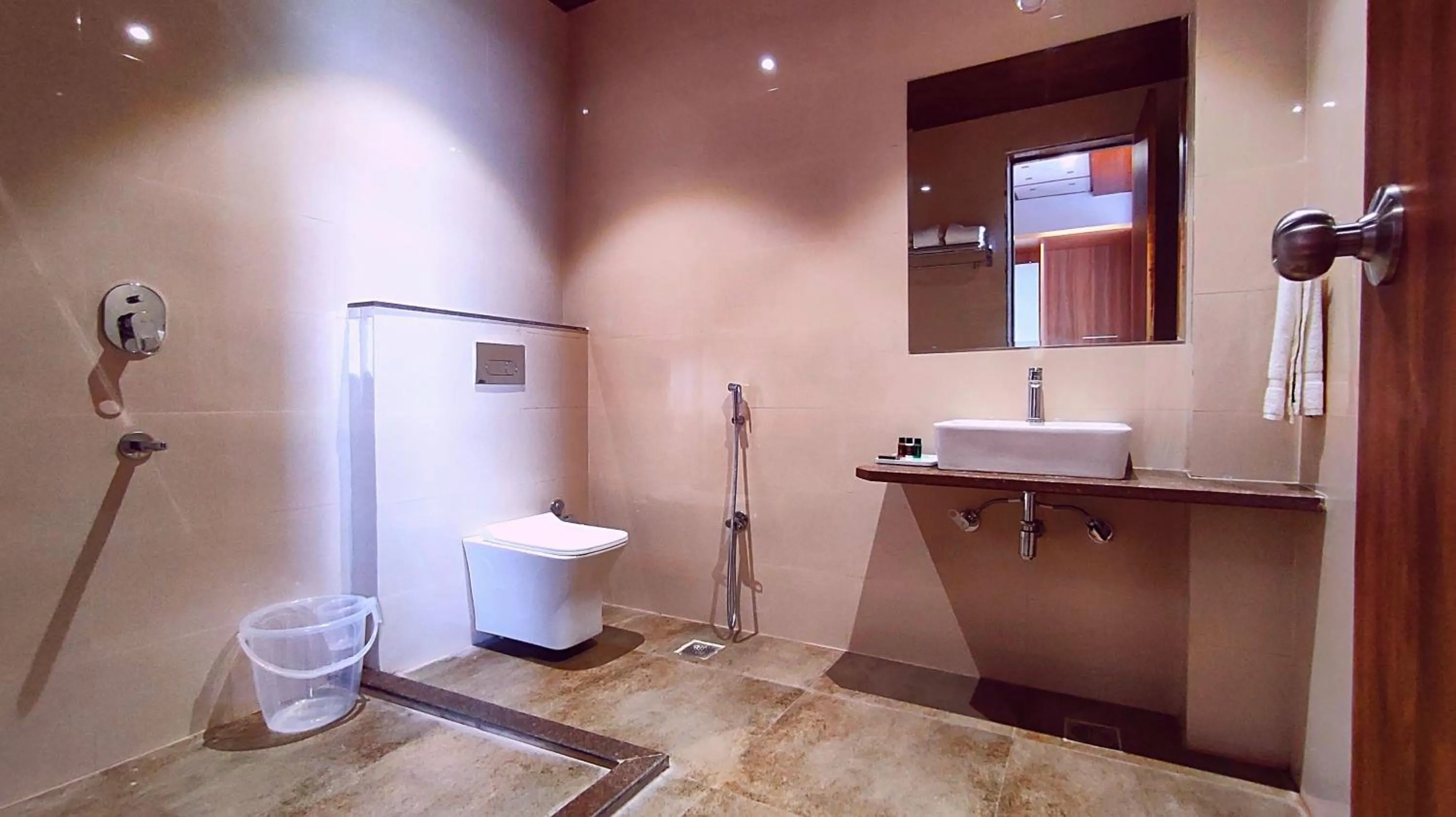Bathroom in ShriGo Hotel Nathdwara