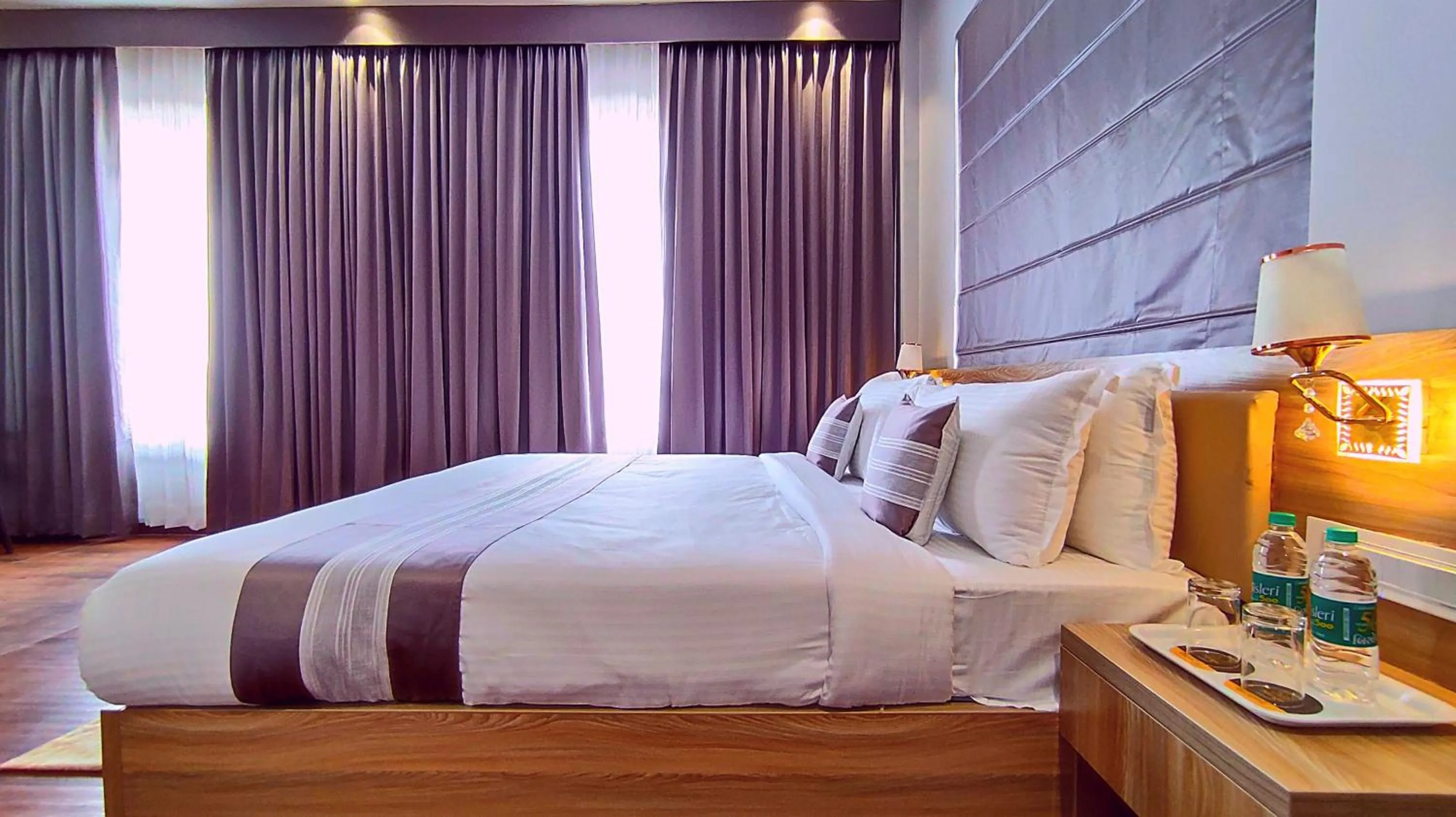 Bed in ShriGo Hotel Nathdwara