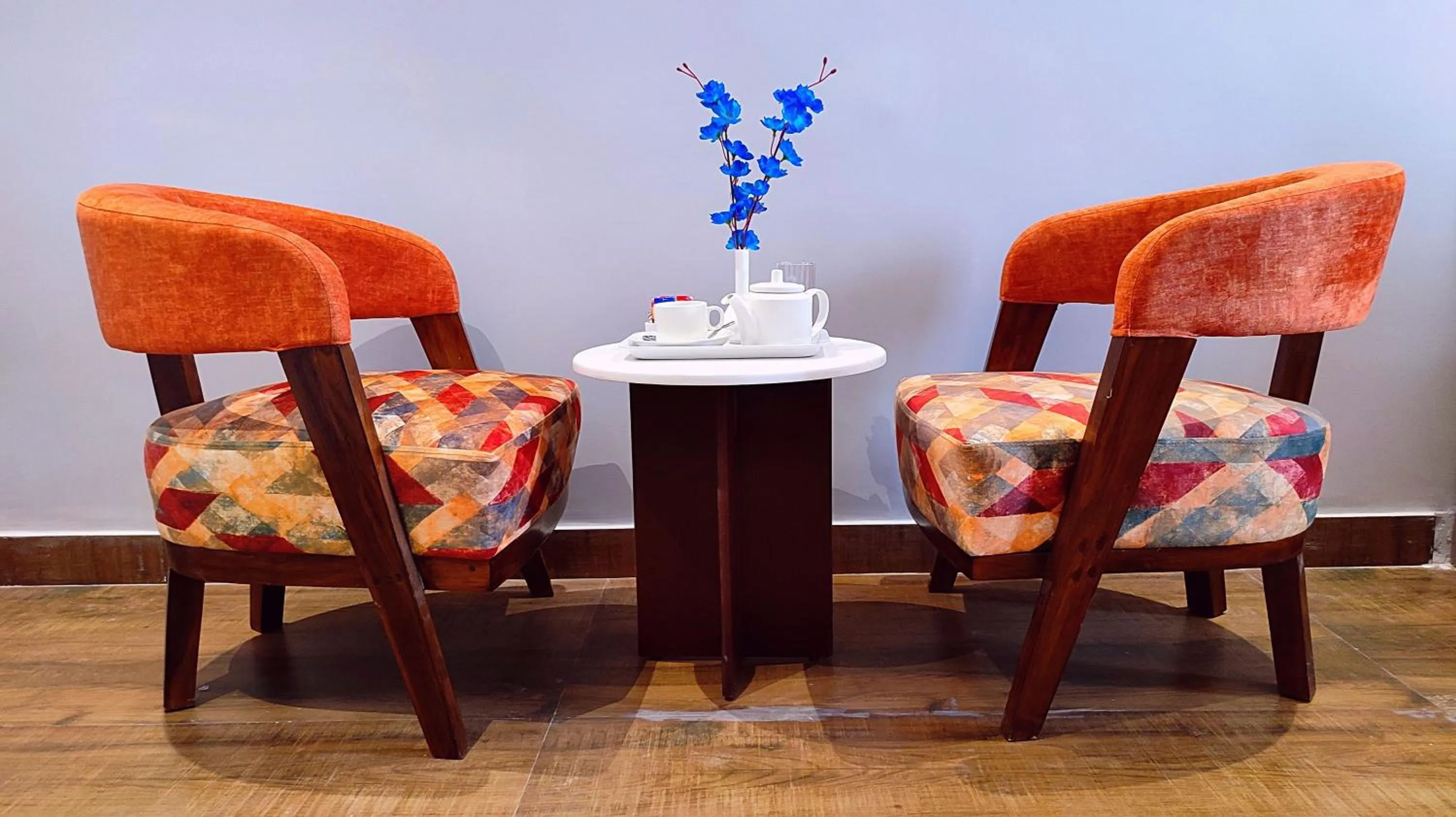 Seating area in ShriGo Hotel Nathdwara