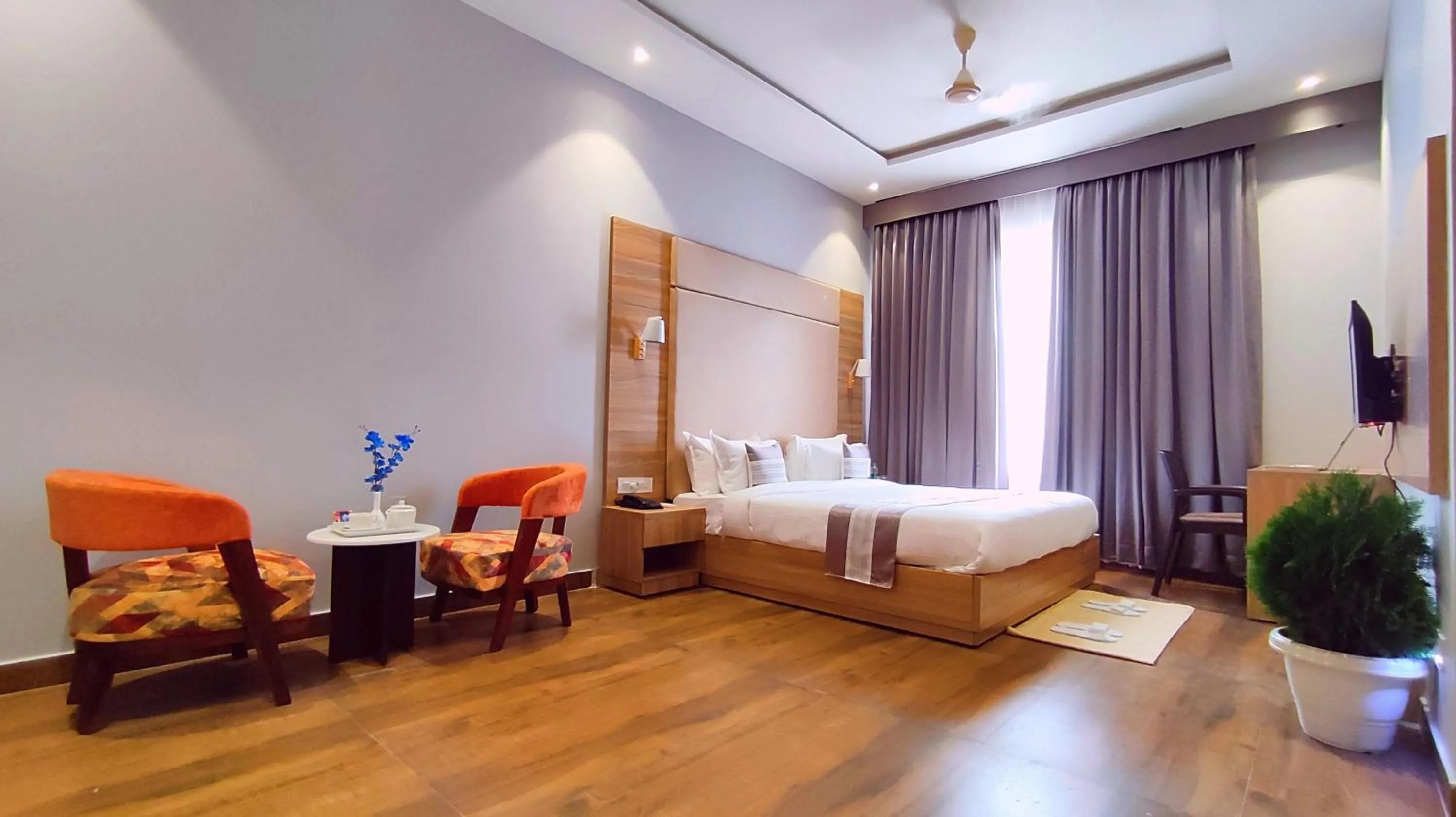 Photo of the whole room, Bed in ShriGo Hotel Nathdwara