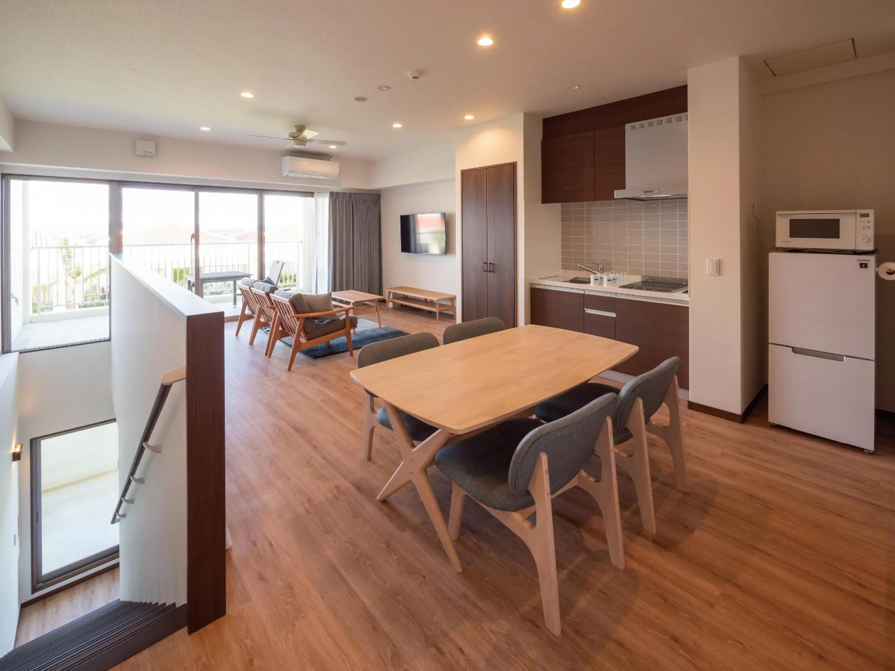 Living room in Private condo Kourijima by Coldio Smart Resort