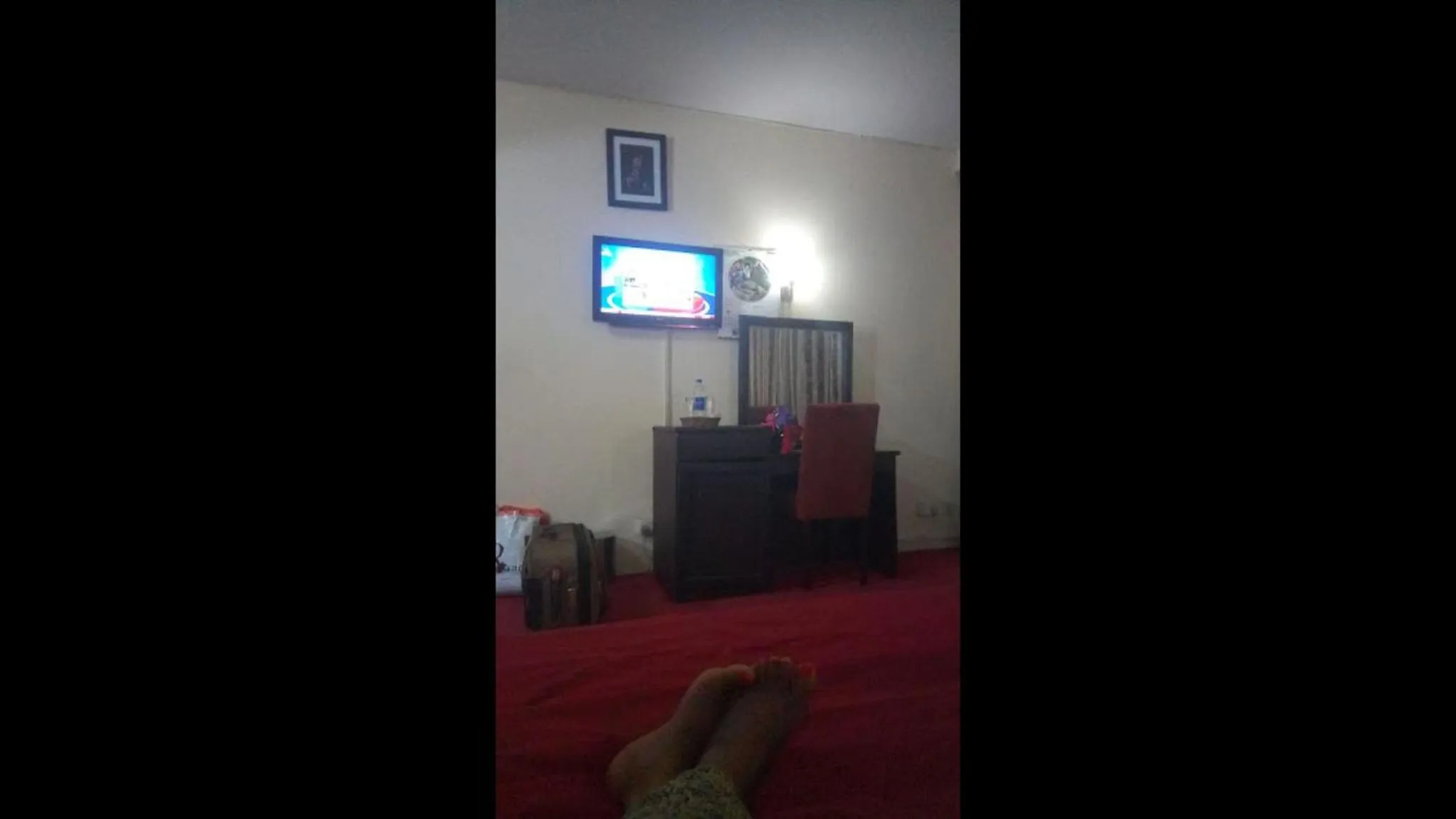 Communal lounge/ TV room in Premier Hotel-ibadan