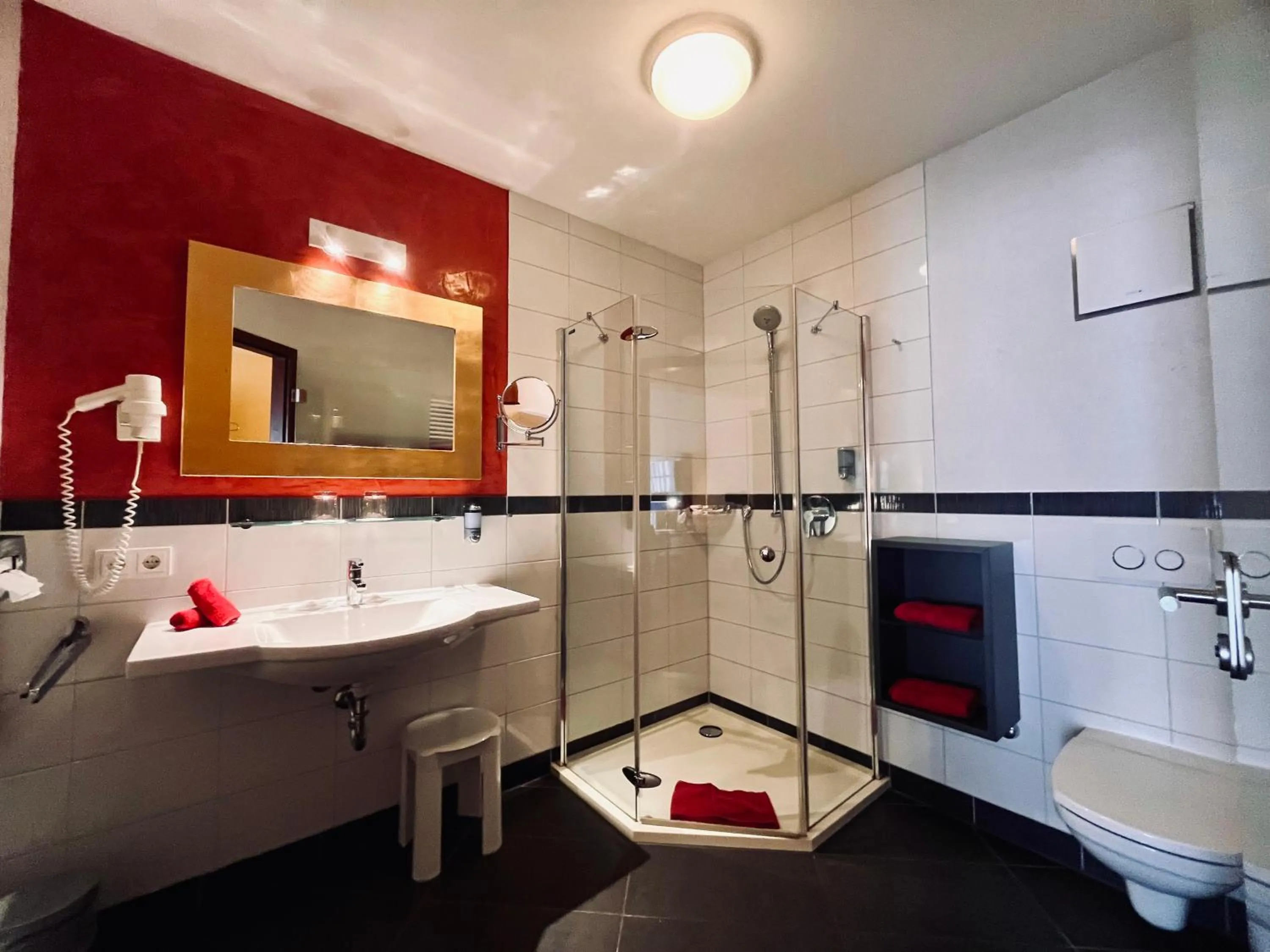 Shower in Hotel Weisses Lamm