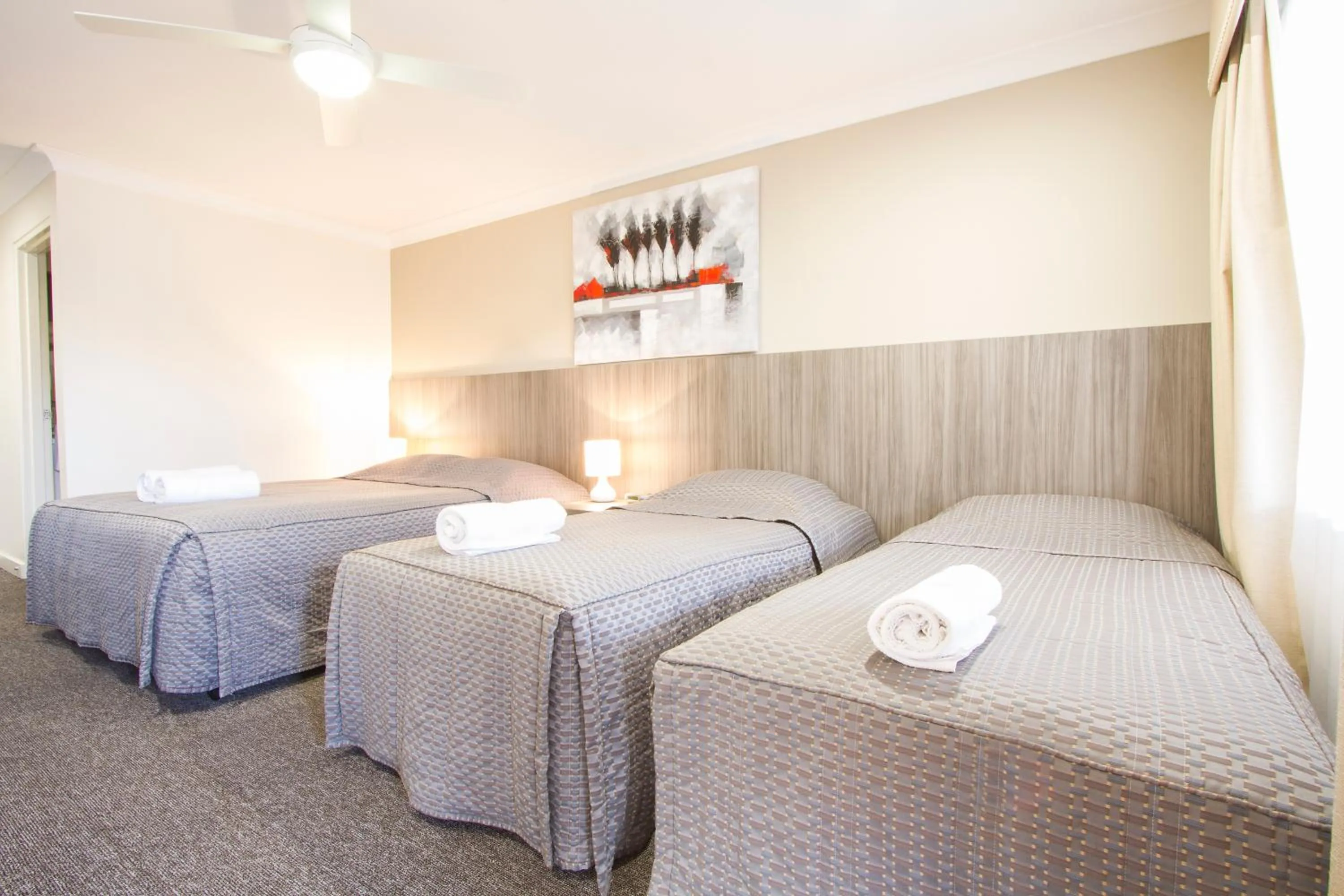 TV and multimedia, Bed in Harvest Lodge Motel - Gunnedah