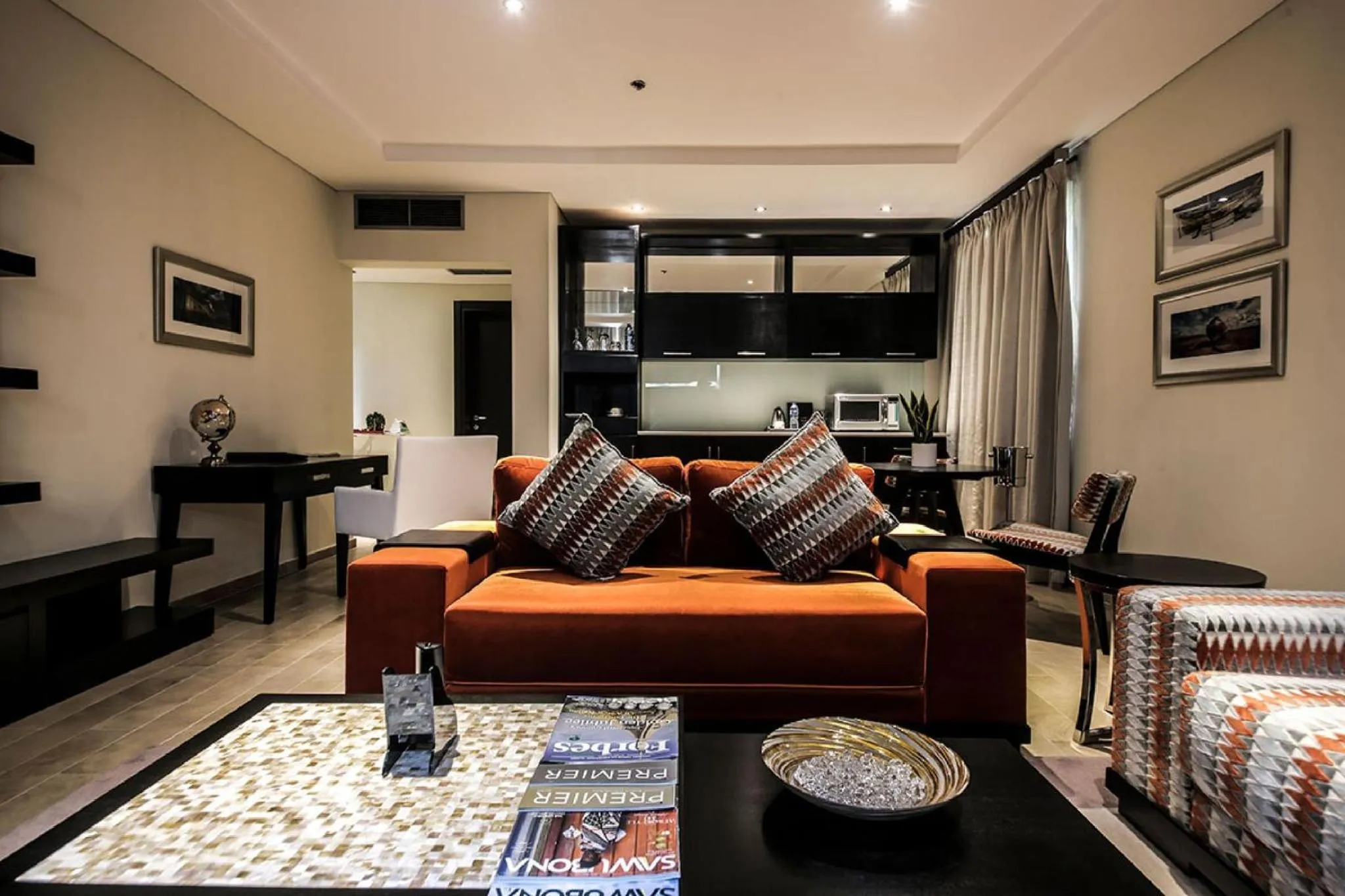 Living room in The Sojourner by Genesis