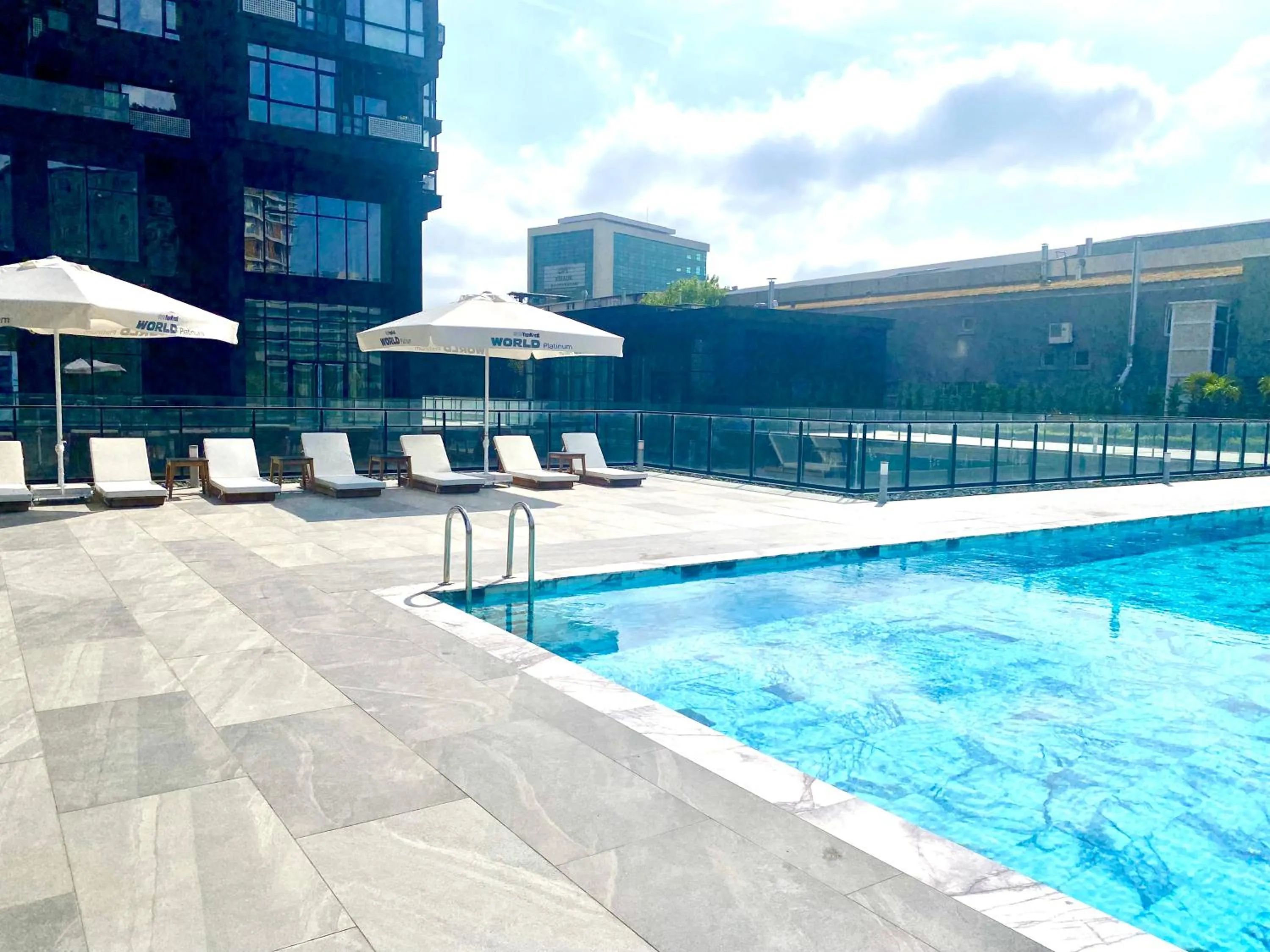 Swimming pool in G Tower Furnished Apartment Rentals