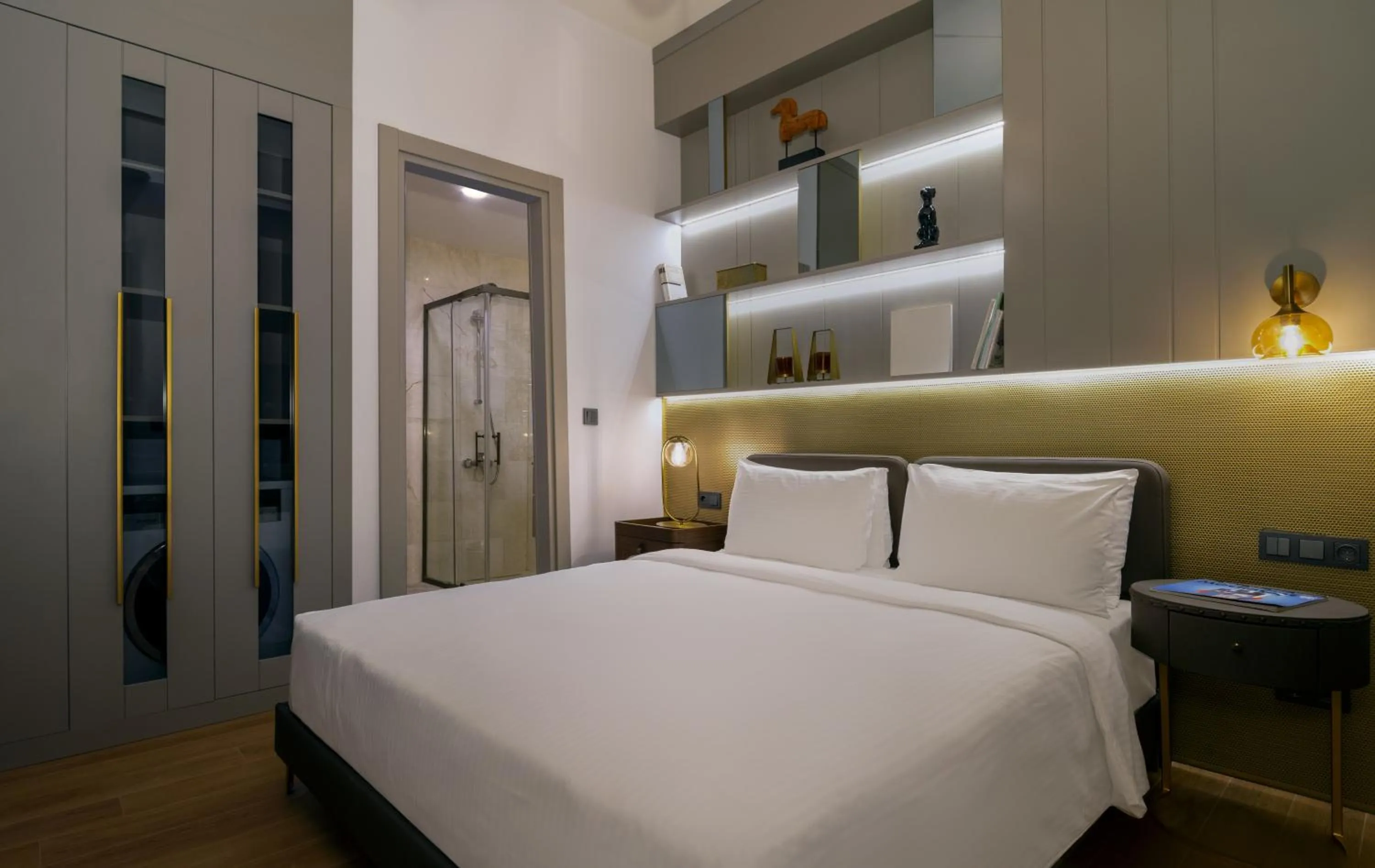 Bed in G Tower Furnished Apartment Rentals