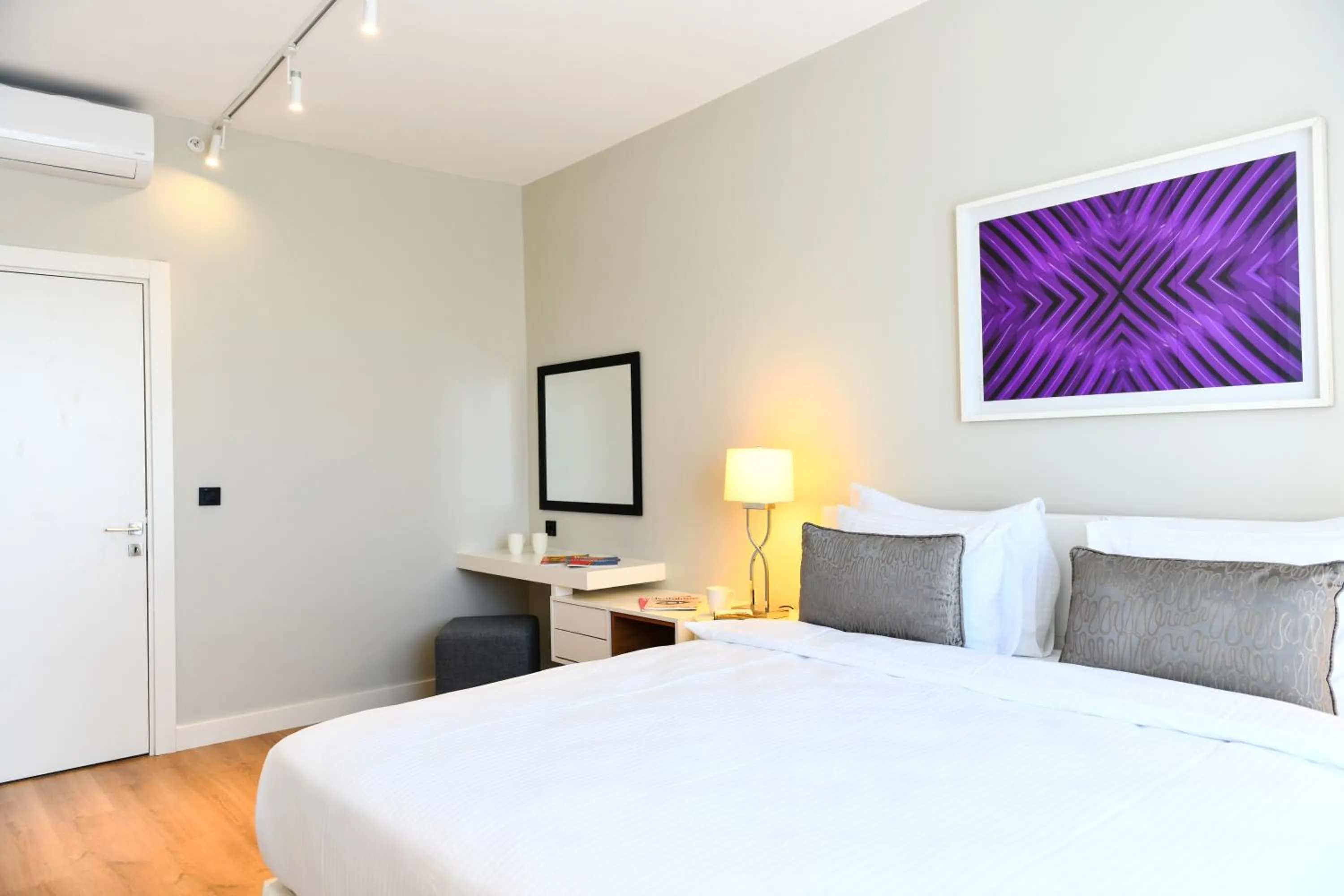 Bedroom, Bed in G Tower Furnished Apartment Rentals