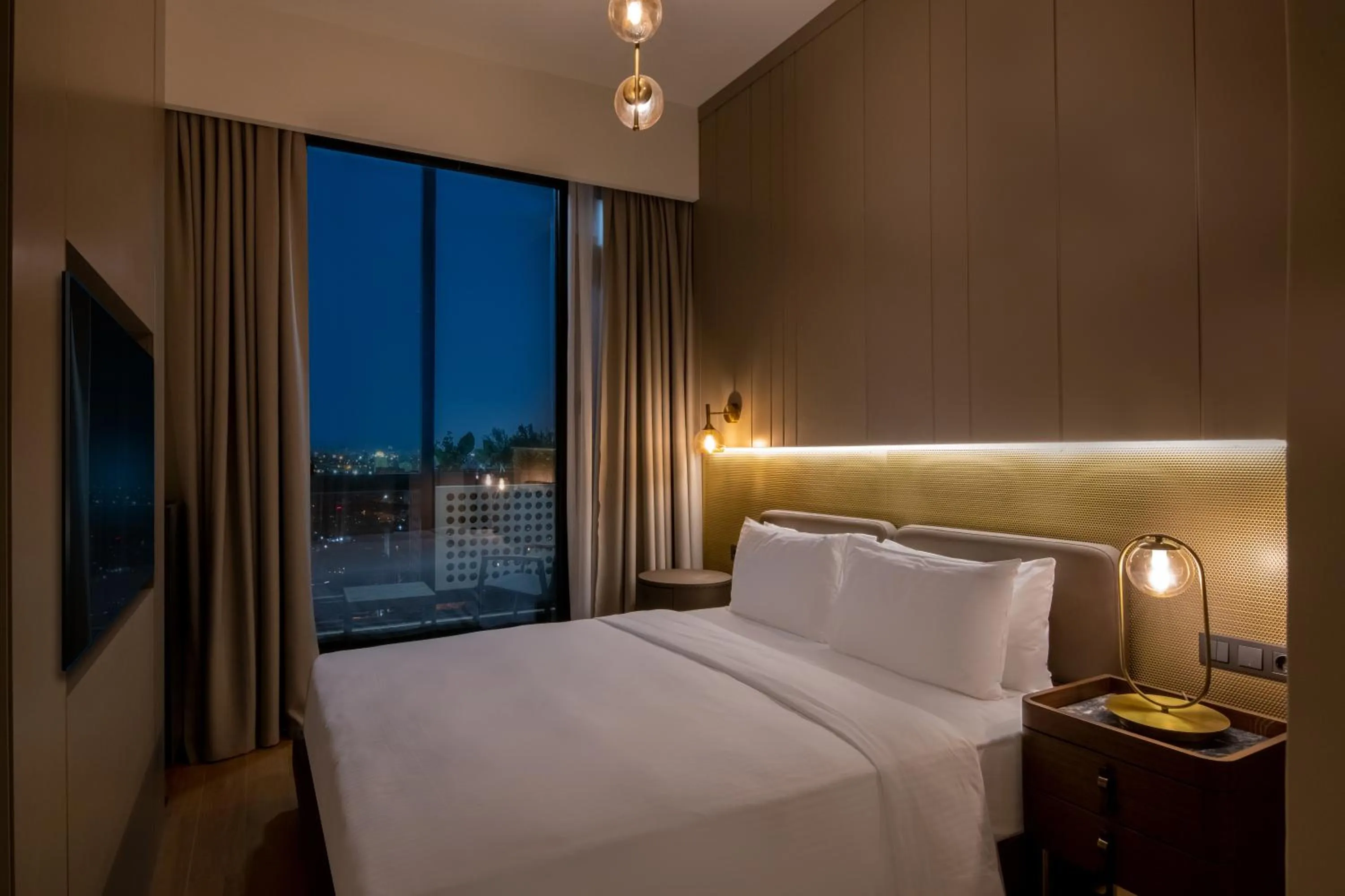 Bed in G Tower Furnished Apartment Rentals