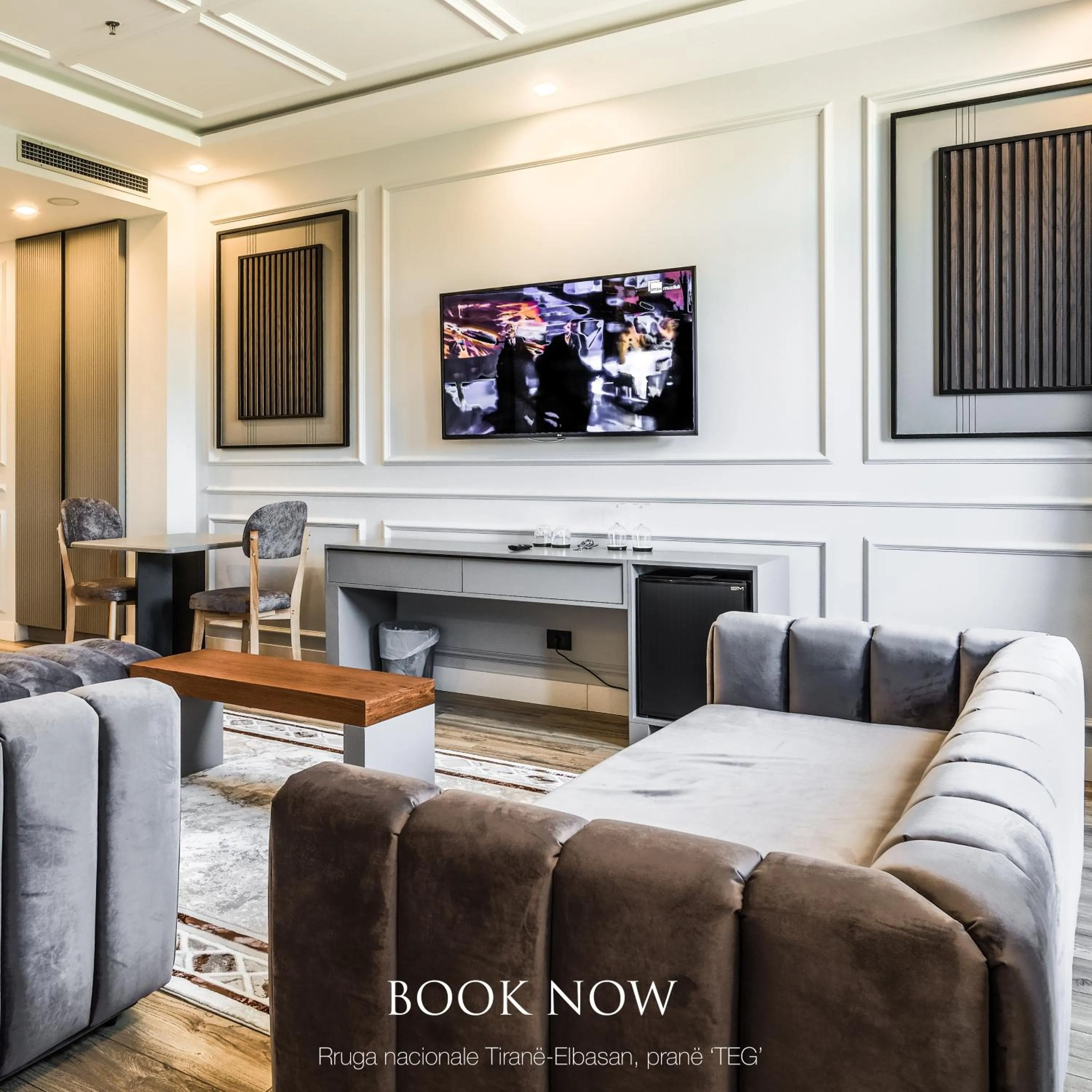 Seating area in Royal East Resort