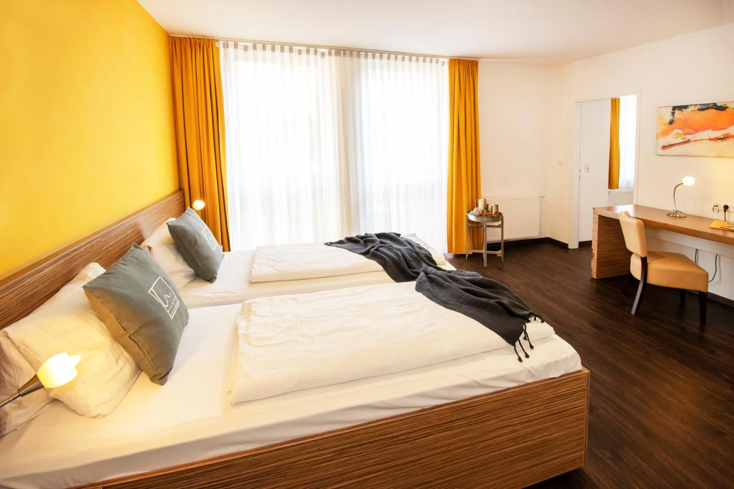 Bed in Hotel Restaurant Winkler