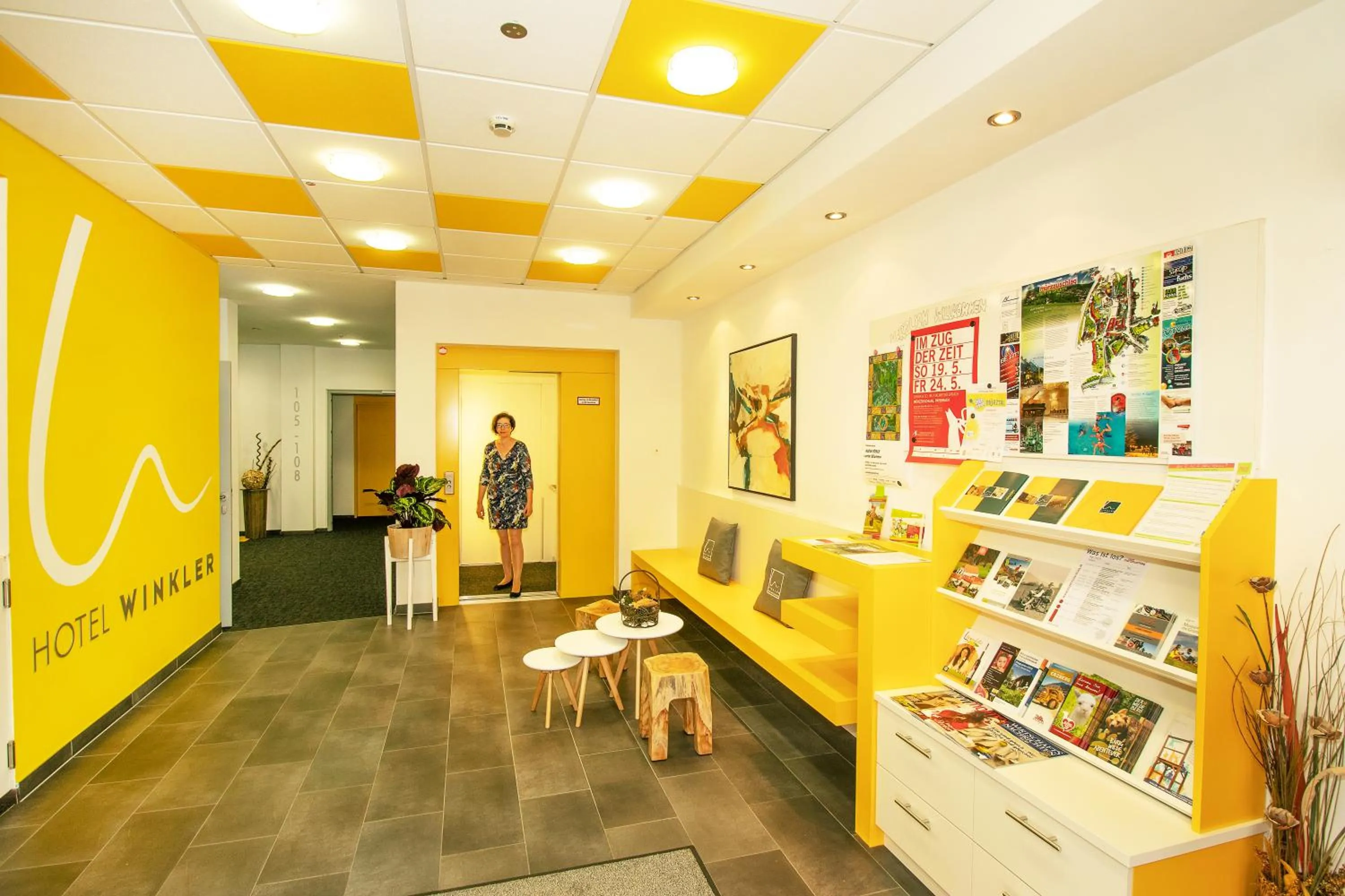 Lobby or reception in Hotel Restaurant Winkler