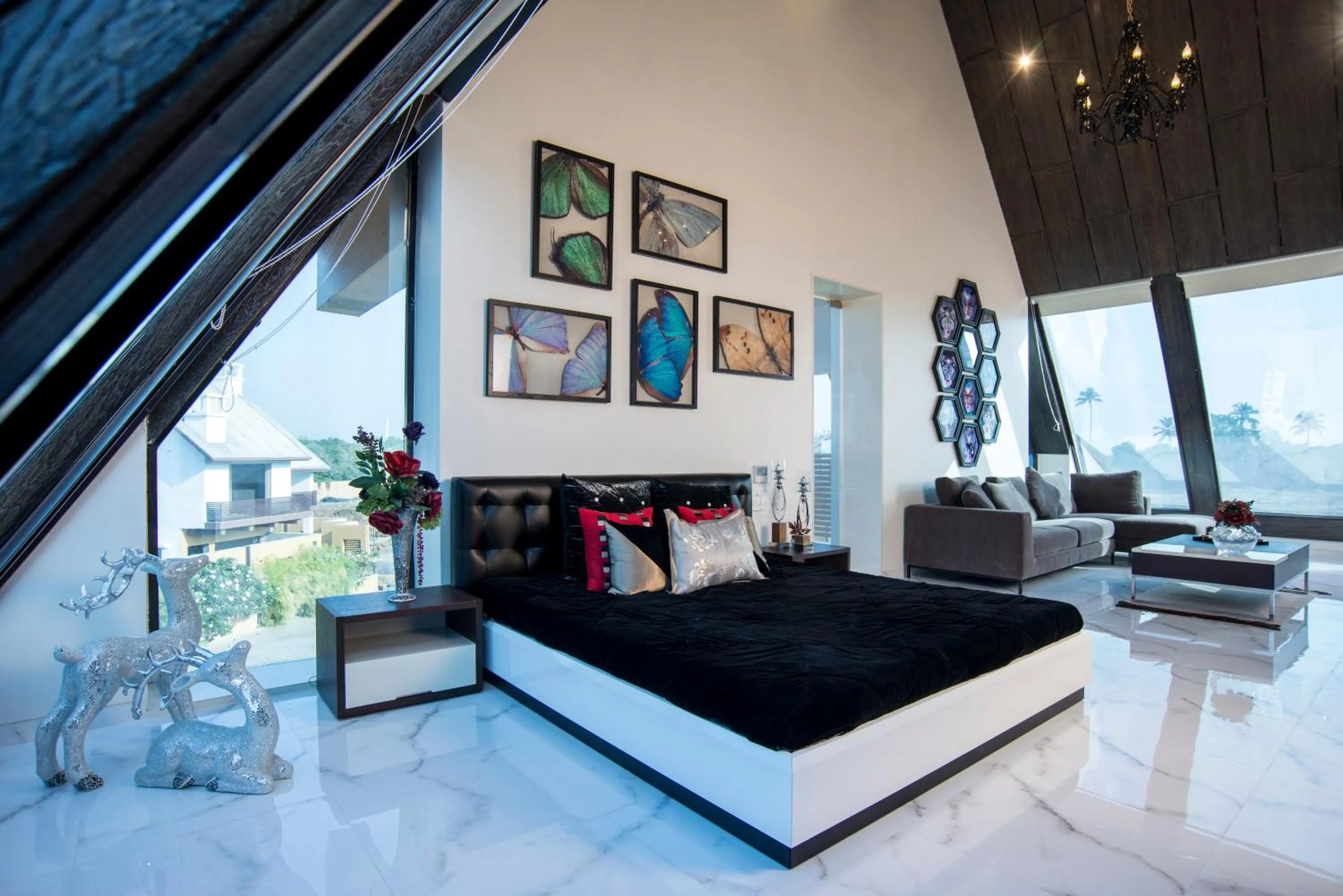 Seating area in WOODS - Mangalyam Meadows