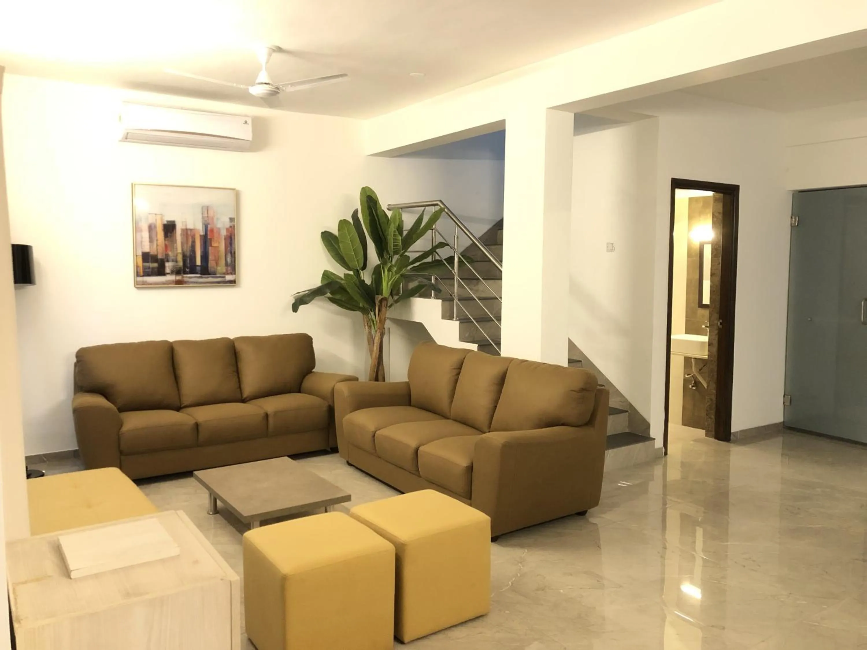 Living room in WOODS - Mangalyam Meadows