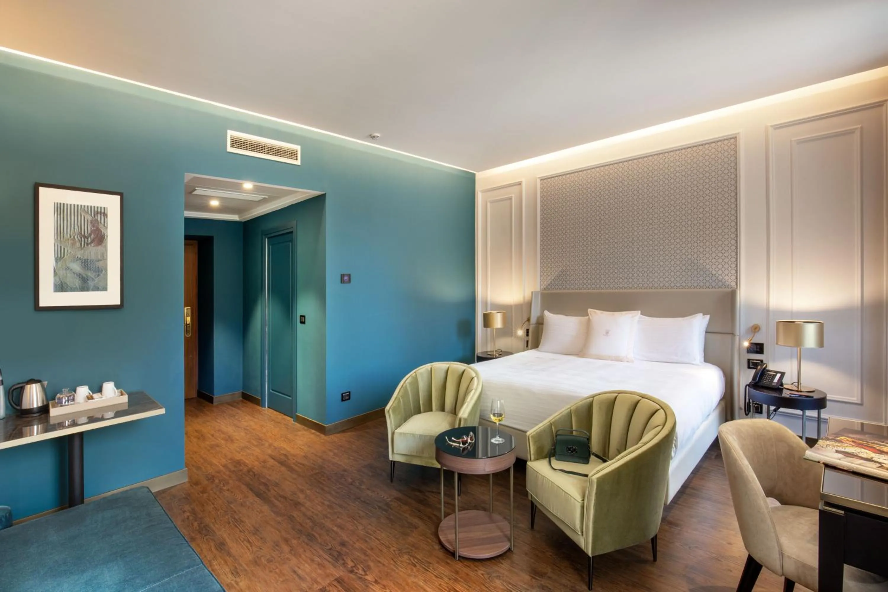 Bedroom, Bed in Hotel Niccolo' V - Terme dei Papi