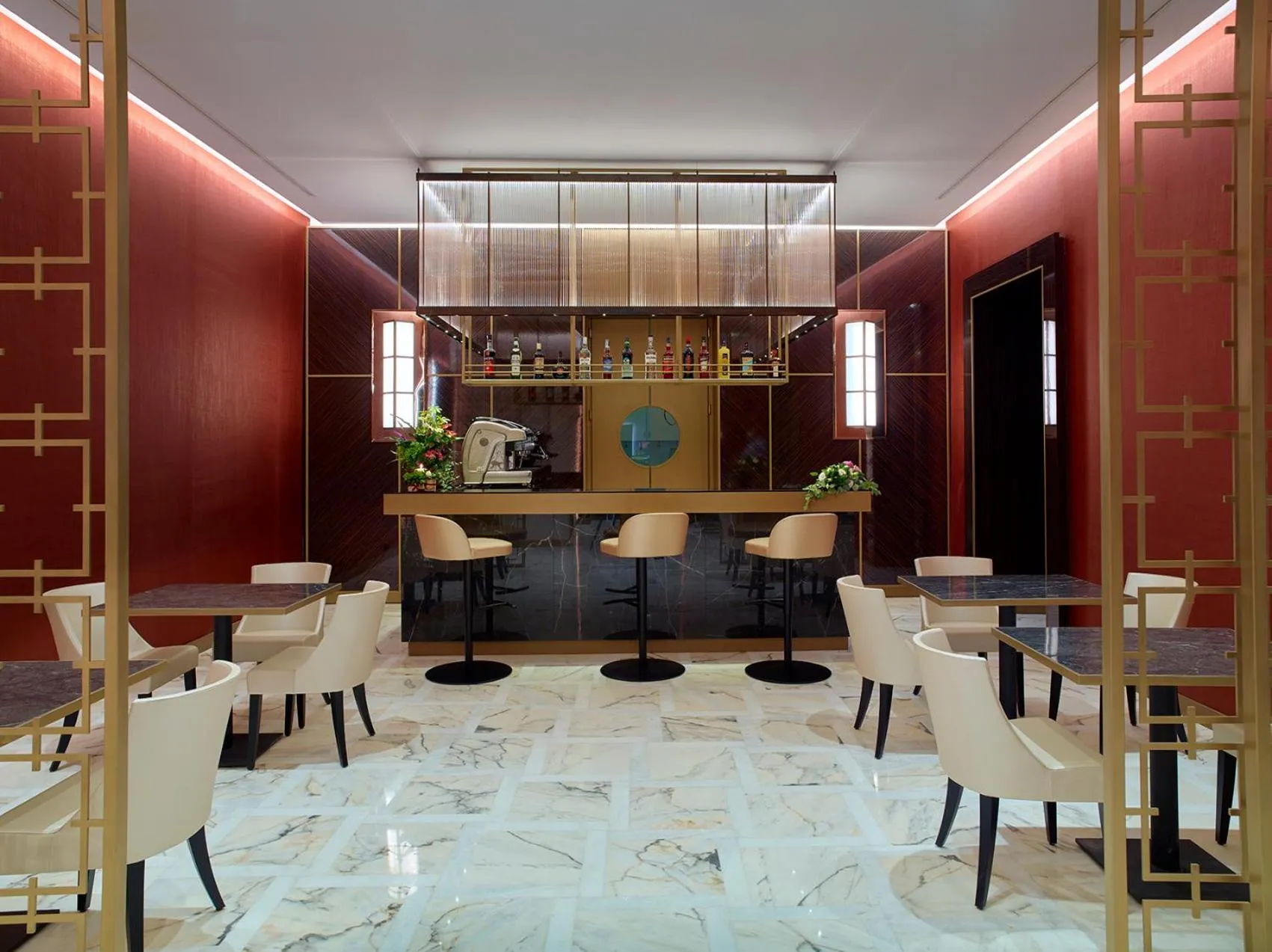 Lounge or bar in Hotel Niccolo' V - Terme dei Papi