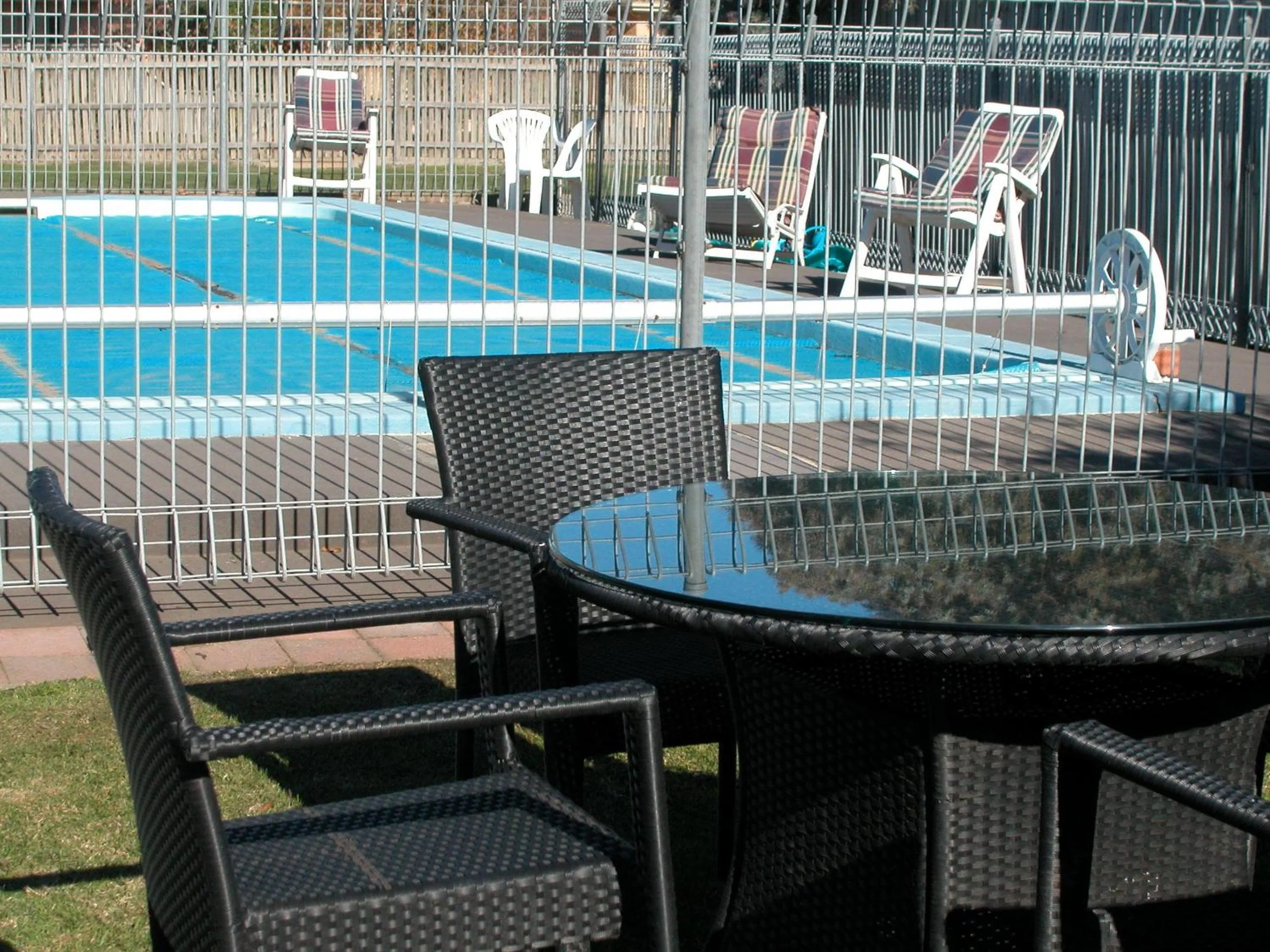 Swimming pool in Ambassador Motor Inn