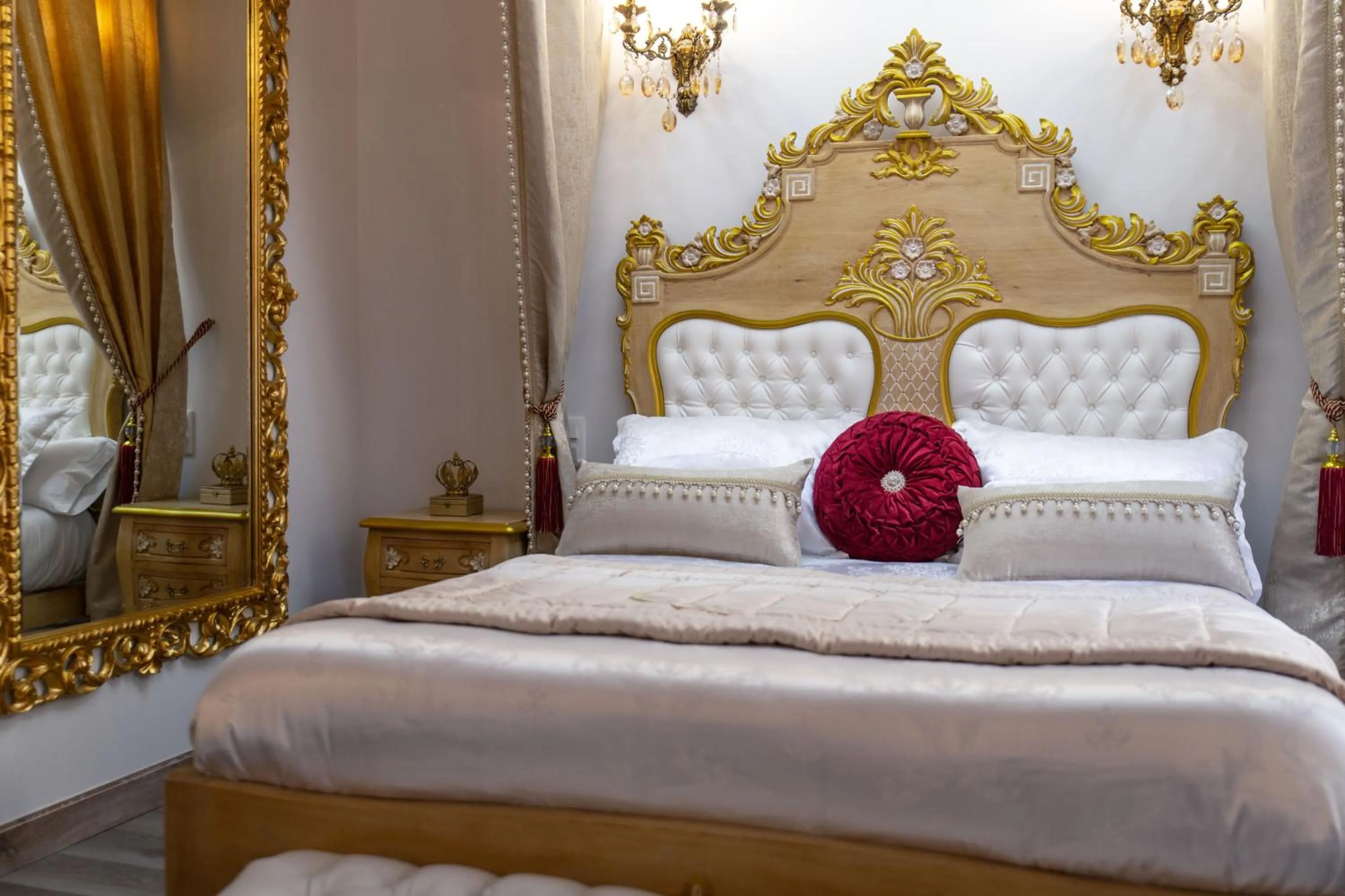 Bed in Suite Royale Maison de l'église du couvent