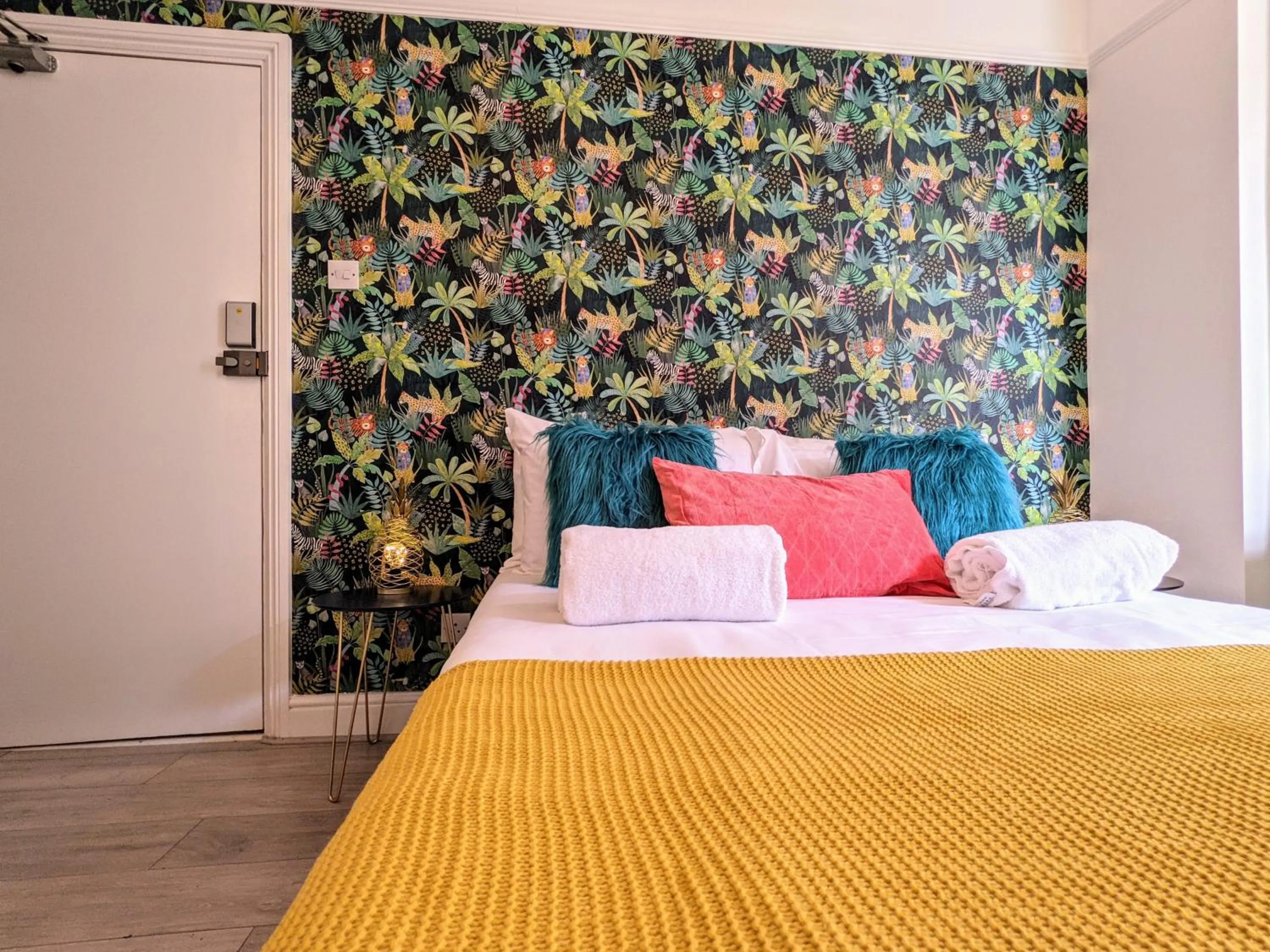 Bed in Saltwater Guest House