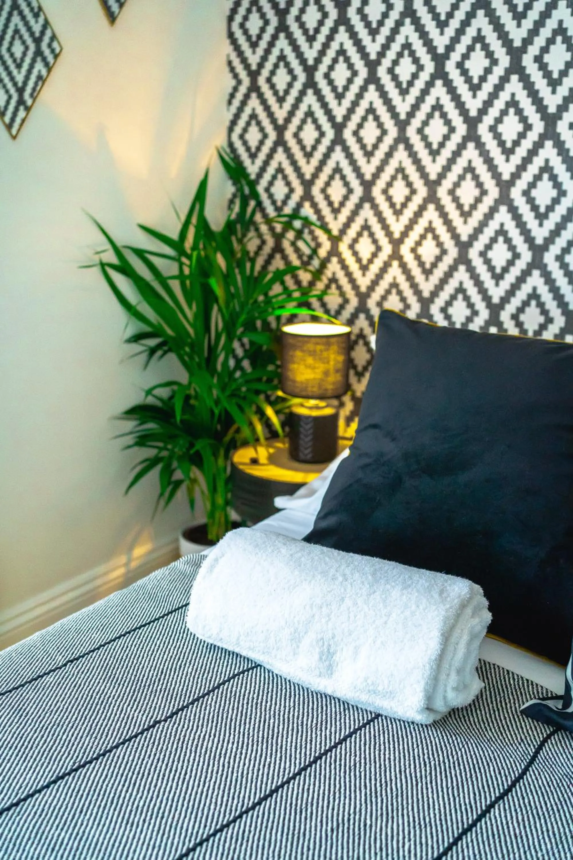 Bed in Saltwater Guest House