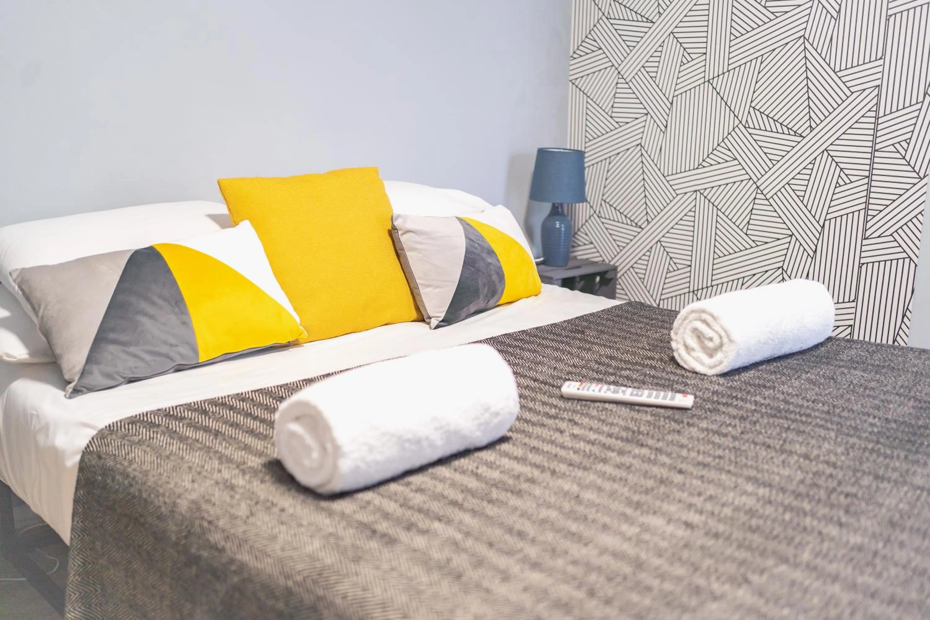 Bed in Saltwater Guest House