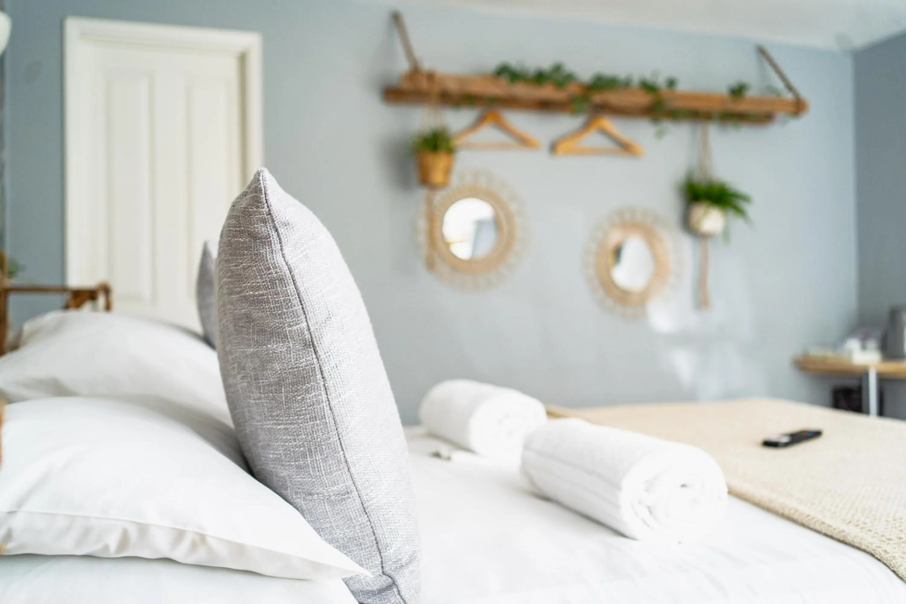 Bed in Saltwater Guest House