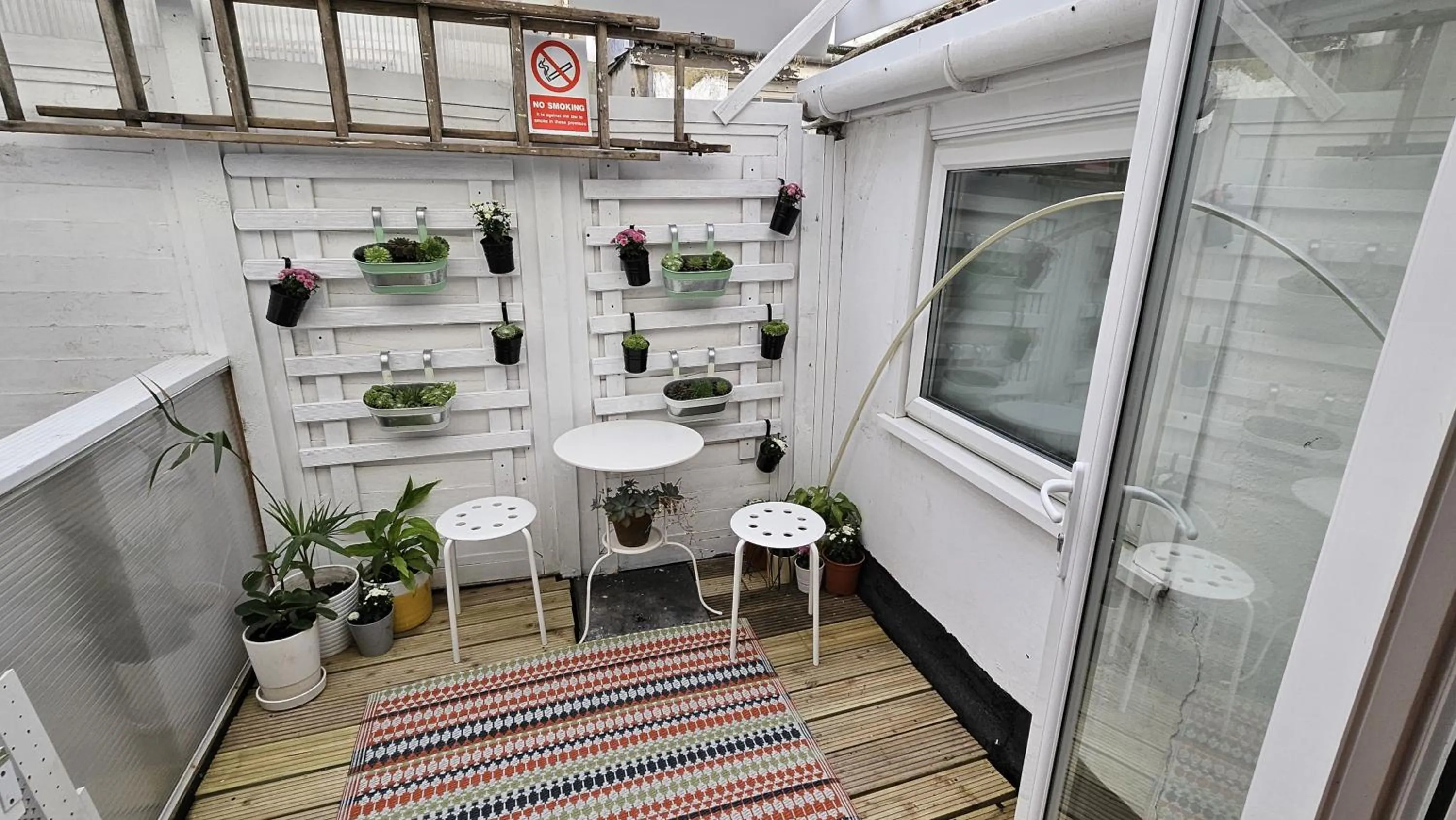 Patio in Saltwater Guest House